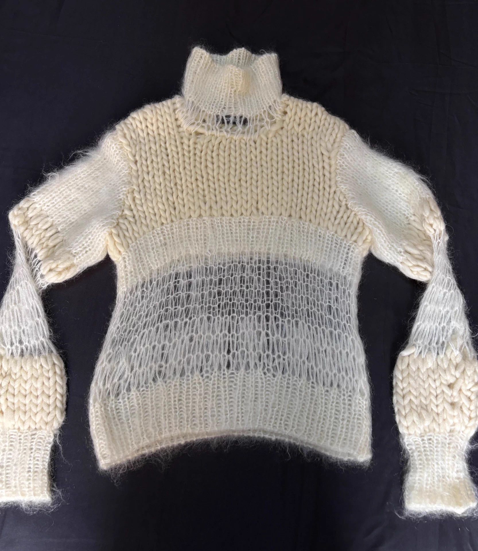 Undercover Undercover Patchwork Knit Sweater Stretchy Size M / US 6-8 / IT 42-44 - 2 Thumbnail