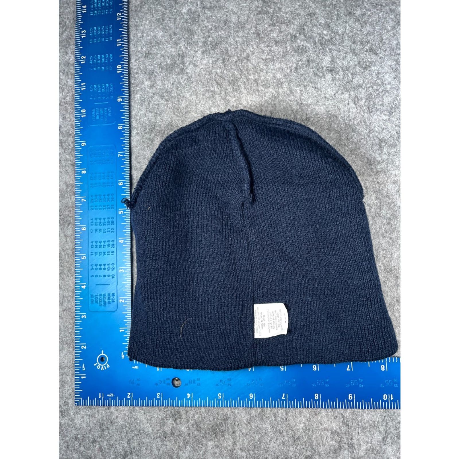 Vintage Gerry Beanie Toque Adult One Size Blue Knit 100% Acrylic Ski Camp Outdoor Hat/Cap Unisex Adults Beanie Size ONE SIZE - 6 Thumbnail