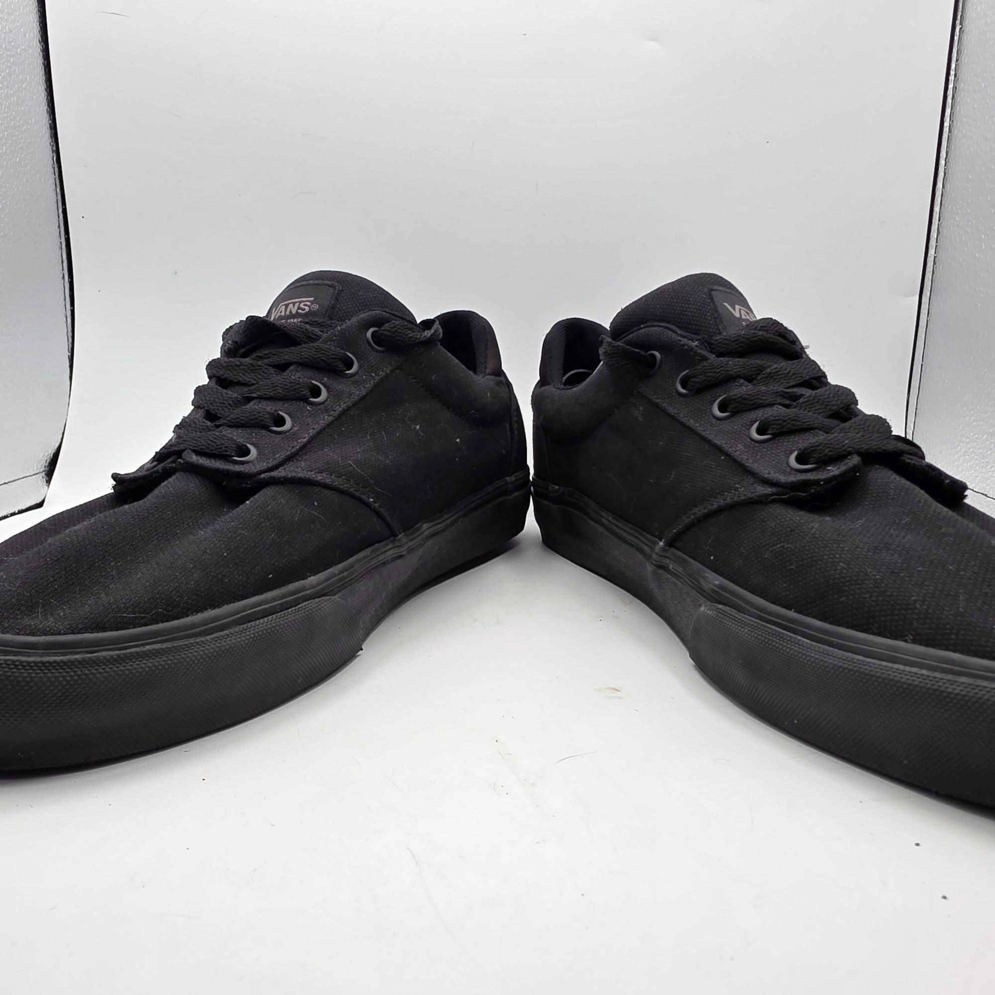 Vans Vans Atwood Deluxe Mens Size 13 Triple Black Casual Skate Sh Size US 13 / EU 46 - 3 Thumbnail