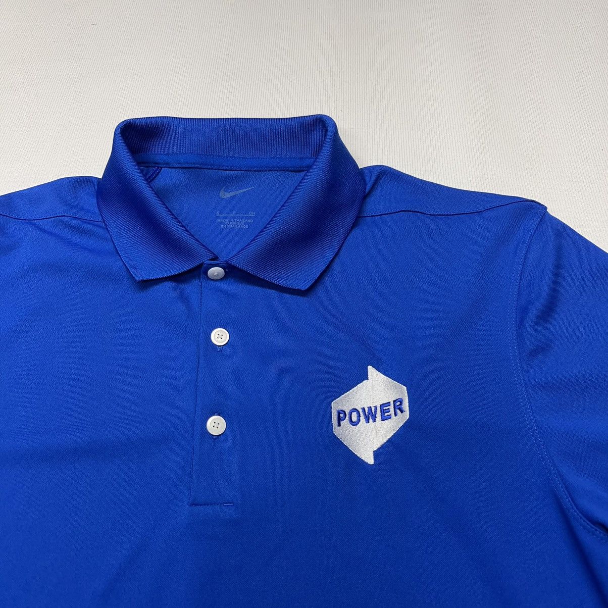 Nike Nike Polo Shirt Blue Golf Embroidered Power Logo Athletic Size US S / EU 44-46 / 1 - 2 Thumbnail