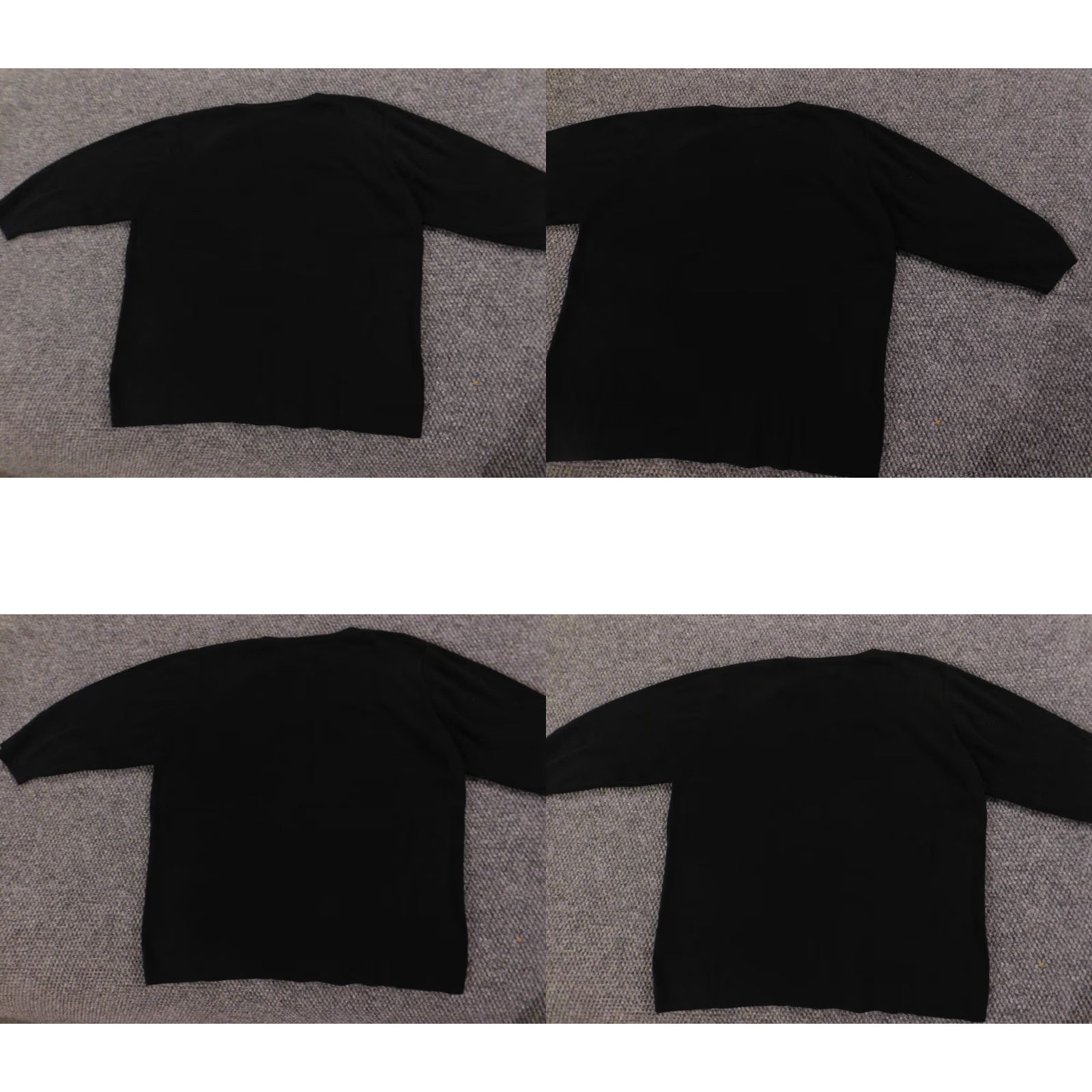 Vintage Dressbarn Sweatery Womens 14 Black Pullover Knit Casual Chunky-Knit Regular Sleeve Long Round Neck Stretch Size XL / US 12-14 / IT 48-50 - 8 Thumbnail