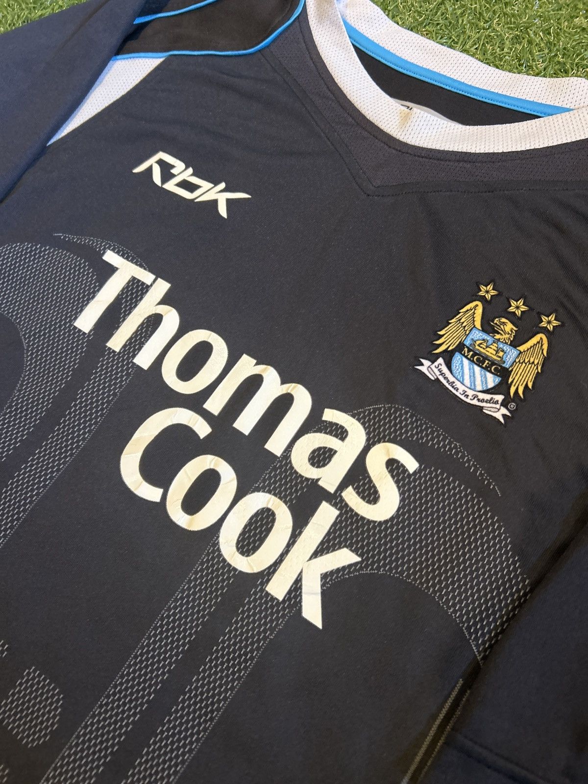 Reebok 06/07 Manchester City Away Shirt Size US L / EU 52-54 / 3 - 5 Thumbnail