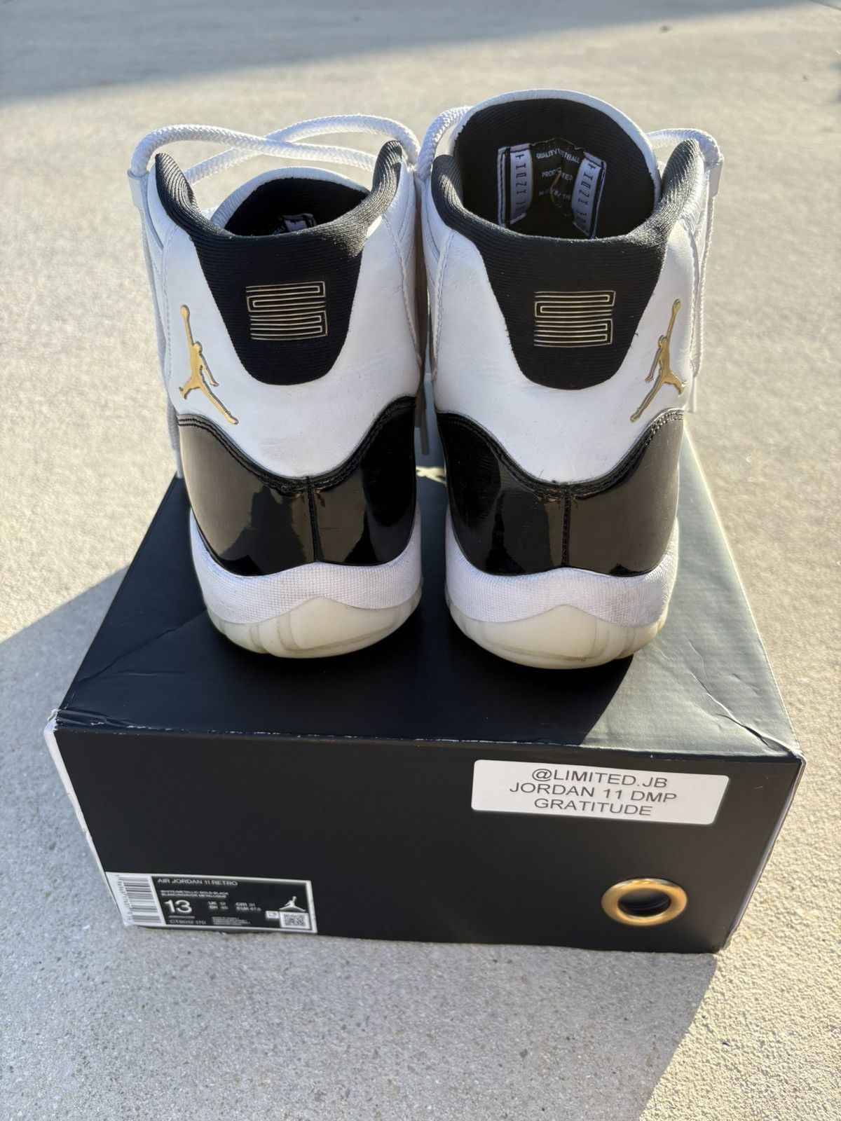 Jordan Brand NIKE AIR JORDAN 11 GRATITUDE 2023 RETRO Size 13/ Great Shape Size US 13 / EU 46 - 3 Thumbnail