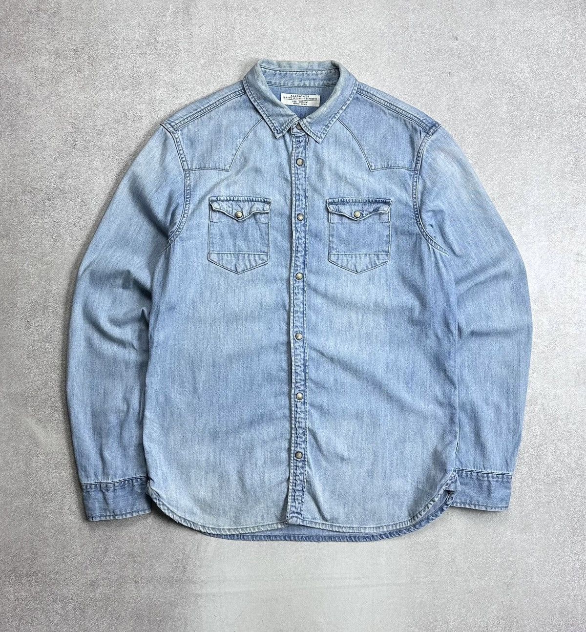 Allsaints Allsaints Cannon Ls Shirt Denim M Size US M / EU 48-50 / 2 - 1 Thumbnail