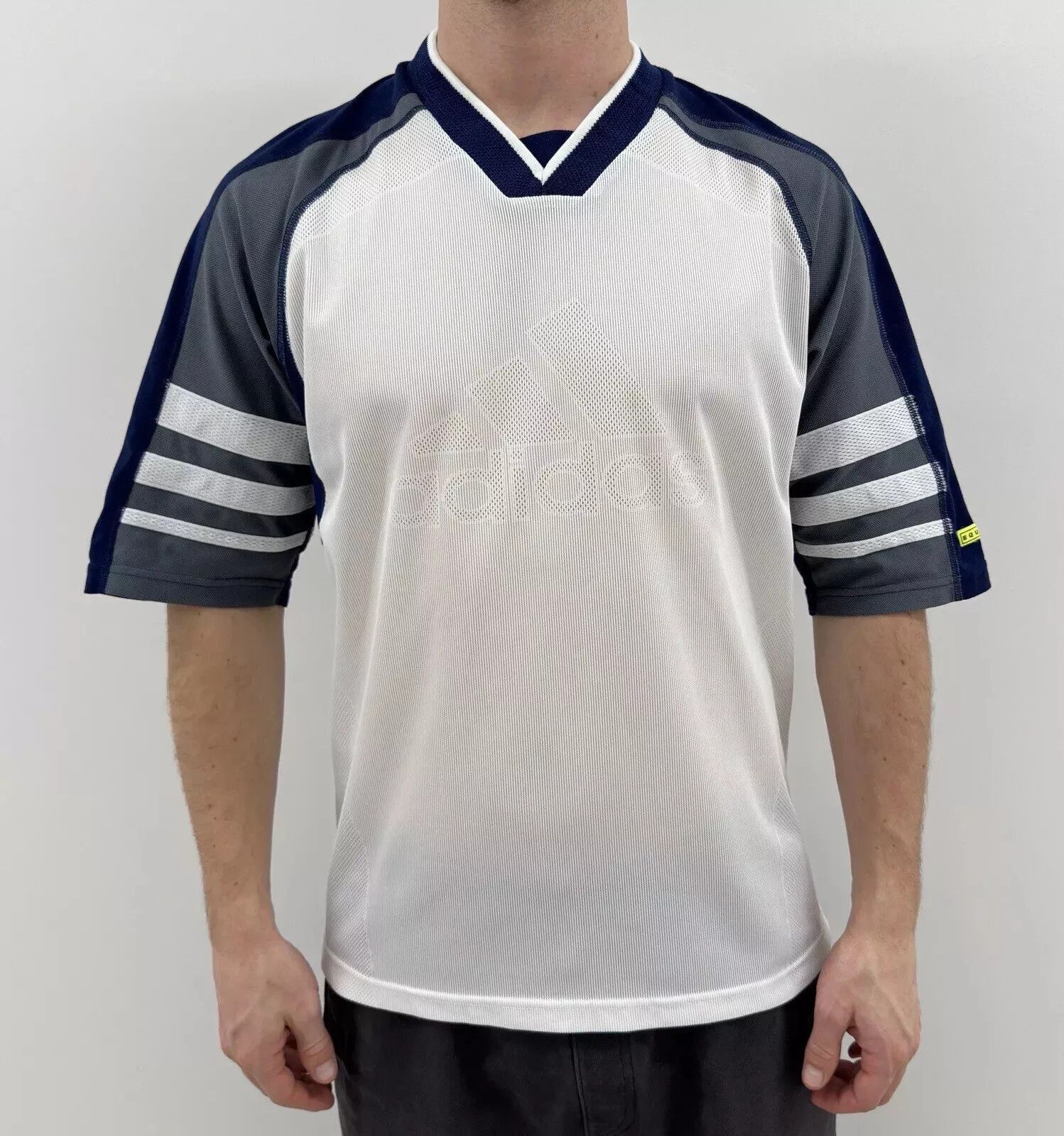 Adidas × Vintage VINTAGE 1990s ADIDAS EQUIPMENT SHIRT MENS BIG LOGO Y2K Size US S / EU 44-46 / 1 - 1 Thumbnail