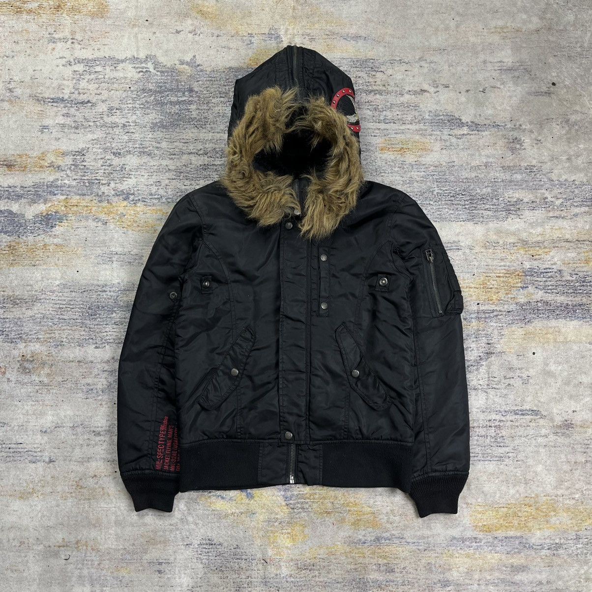 If Six Was Nine Midas Fur hoodie multi zipper bomber jacket vkei style Size US S / EU 44-46 / 1 - 7 Thumbnail