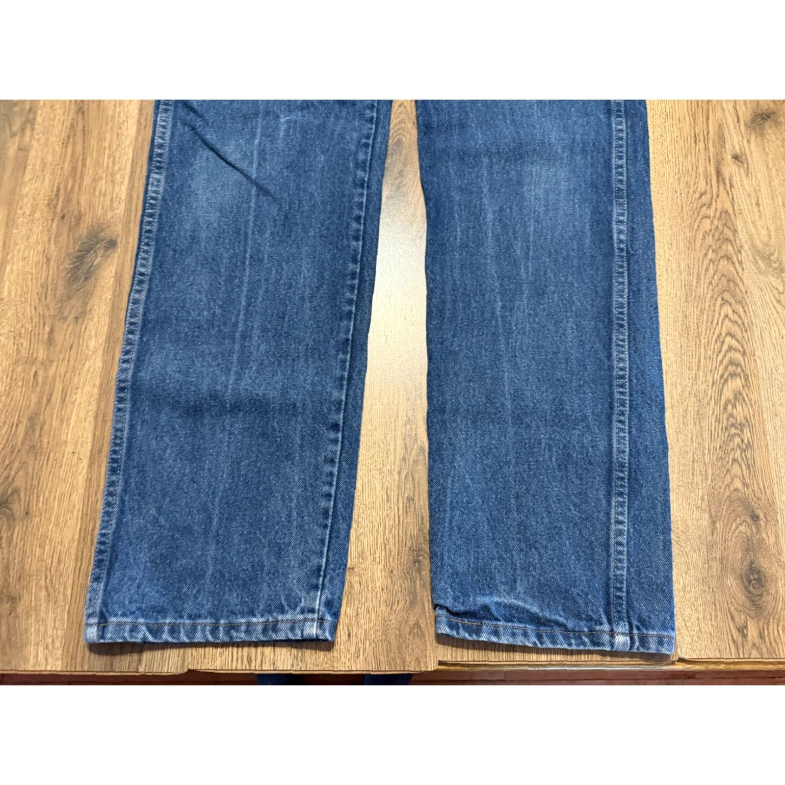 Vintage Rustler Jeans Men's 34x34 Blue Denim Straight Leg 5-Pocket Pockets Regular Rise Vintage No N/A Size US 34 / EU 50 - 3 Thumbnail