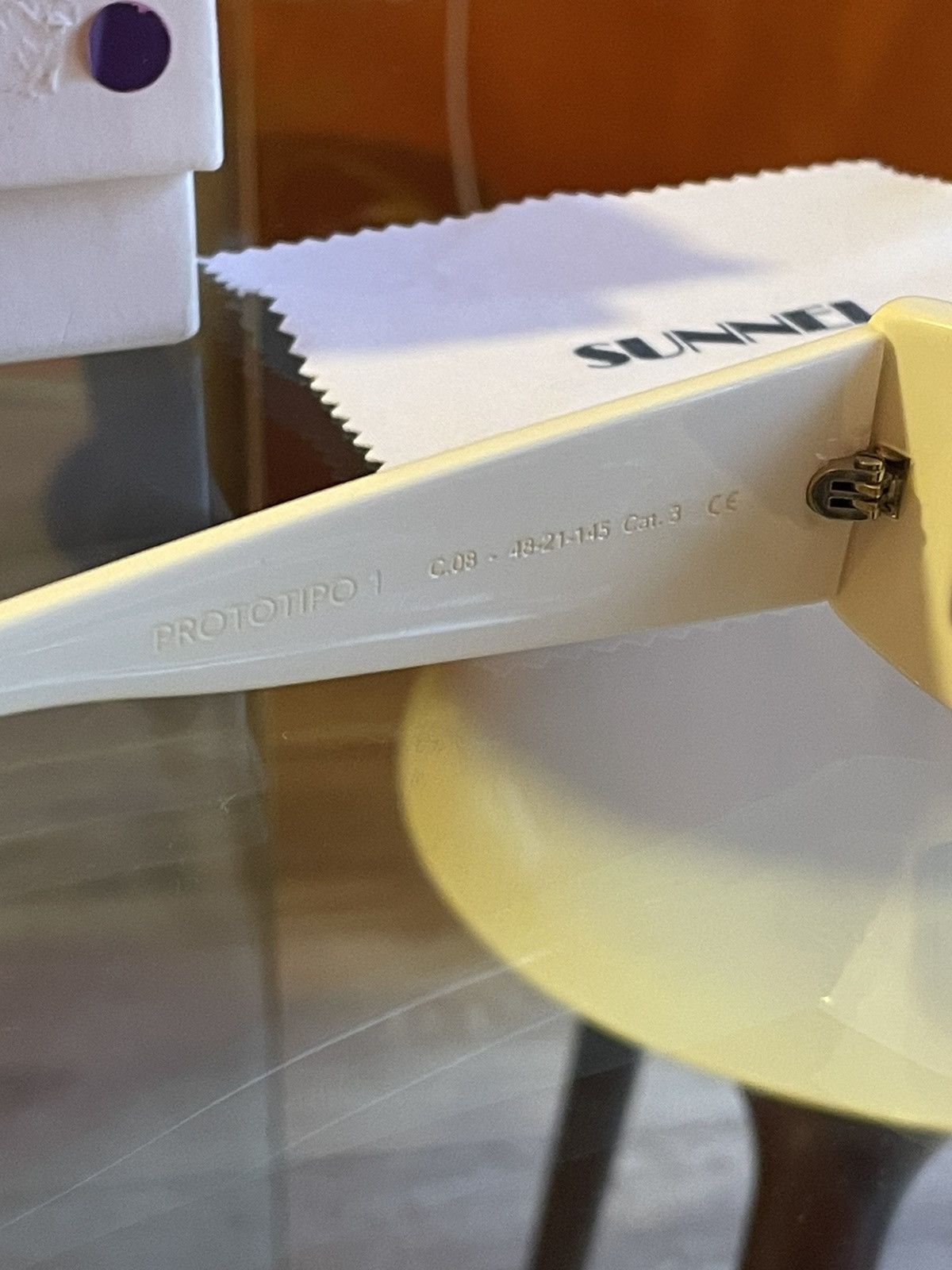 Sunnei Prototype Stripe sunglasses sunnei Size ONE SIZE - 8 Thumbnail