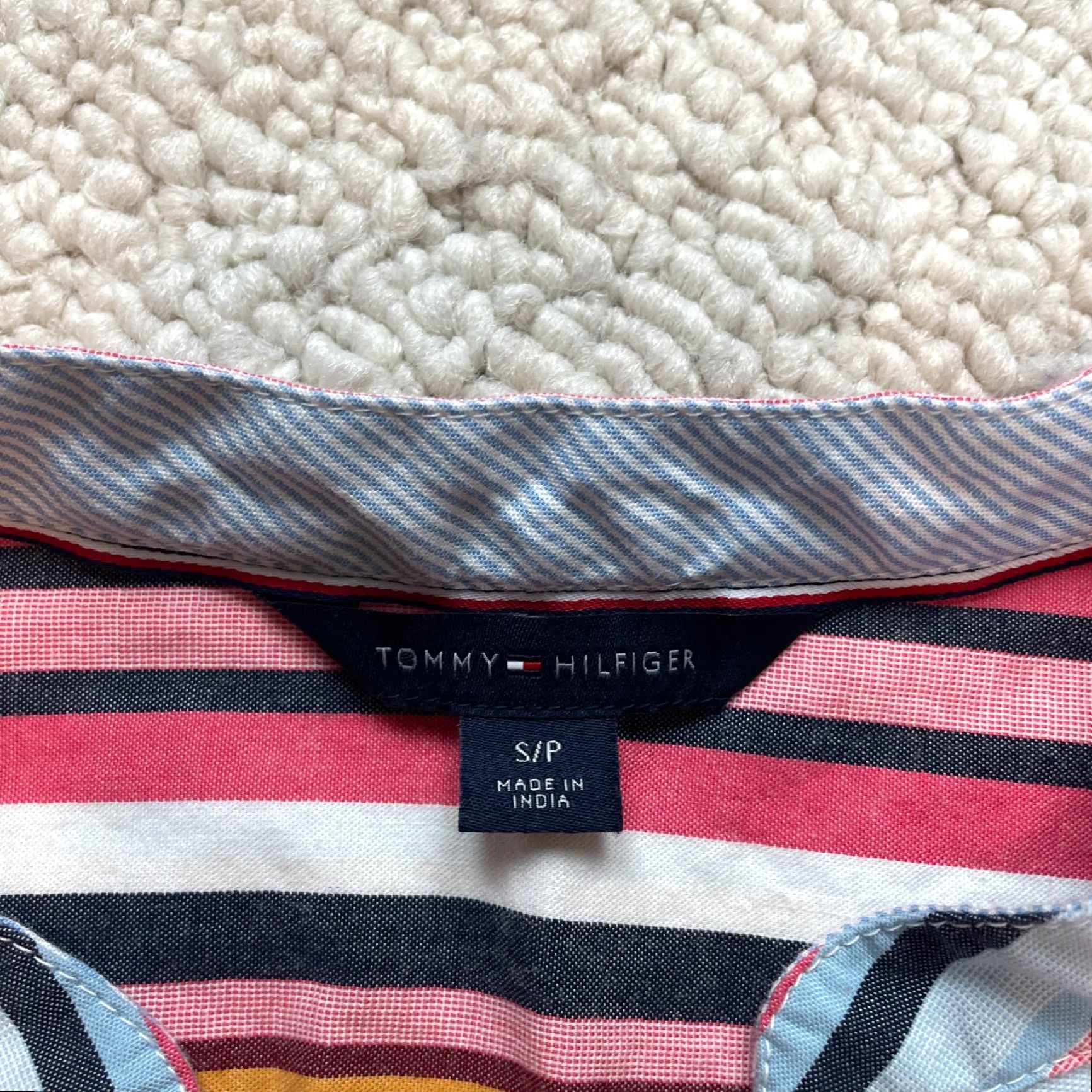 Tommy Hilfiger Tommy Hilfiger Tunic Shirt Dress Womens S Blue Striped Long Sleeve Knee Length Shirt Dress Size S / US 4 / IT 40 - 6 Thumbnail