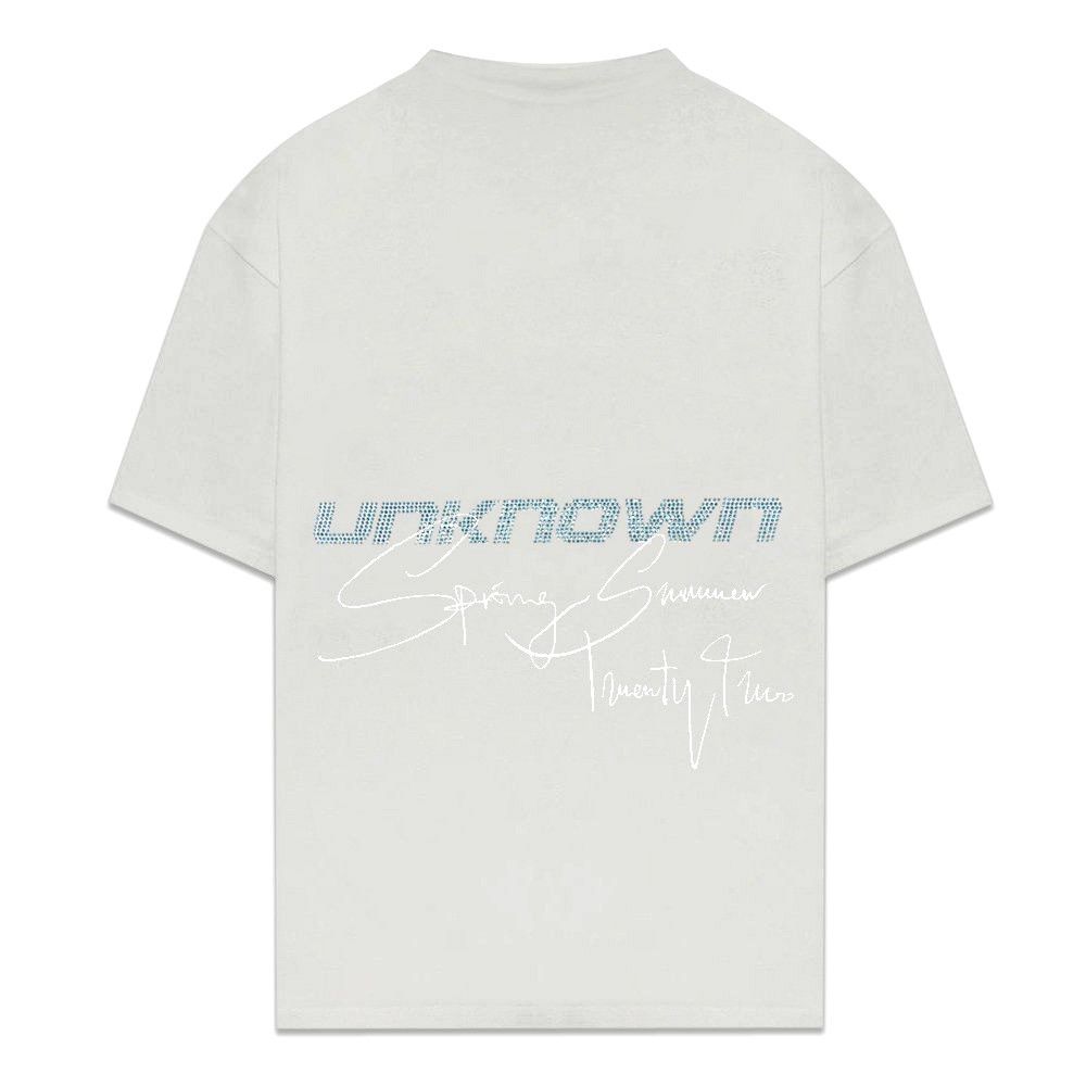 Unknown London Unknown London Rhinestone Grey T-Shirt Size US L / EU 52-54 / 3 - 1 Thumbnail