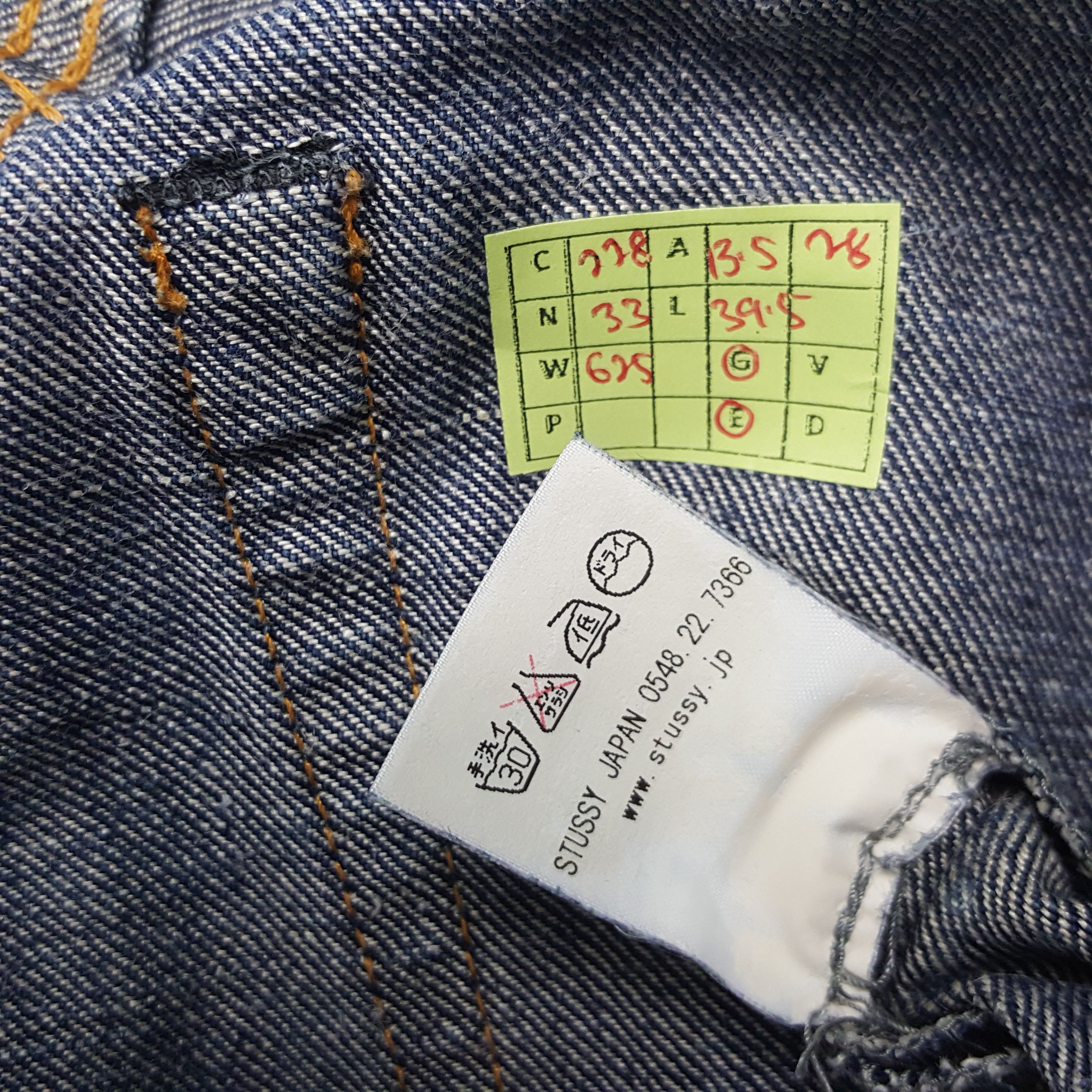 Stussy × Vintage Vintage Stussy American Streetwear Style Denim Jeans Size US 27 - 8 Thumbnail