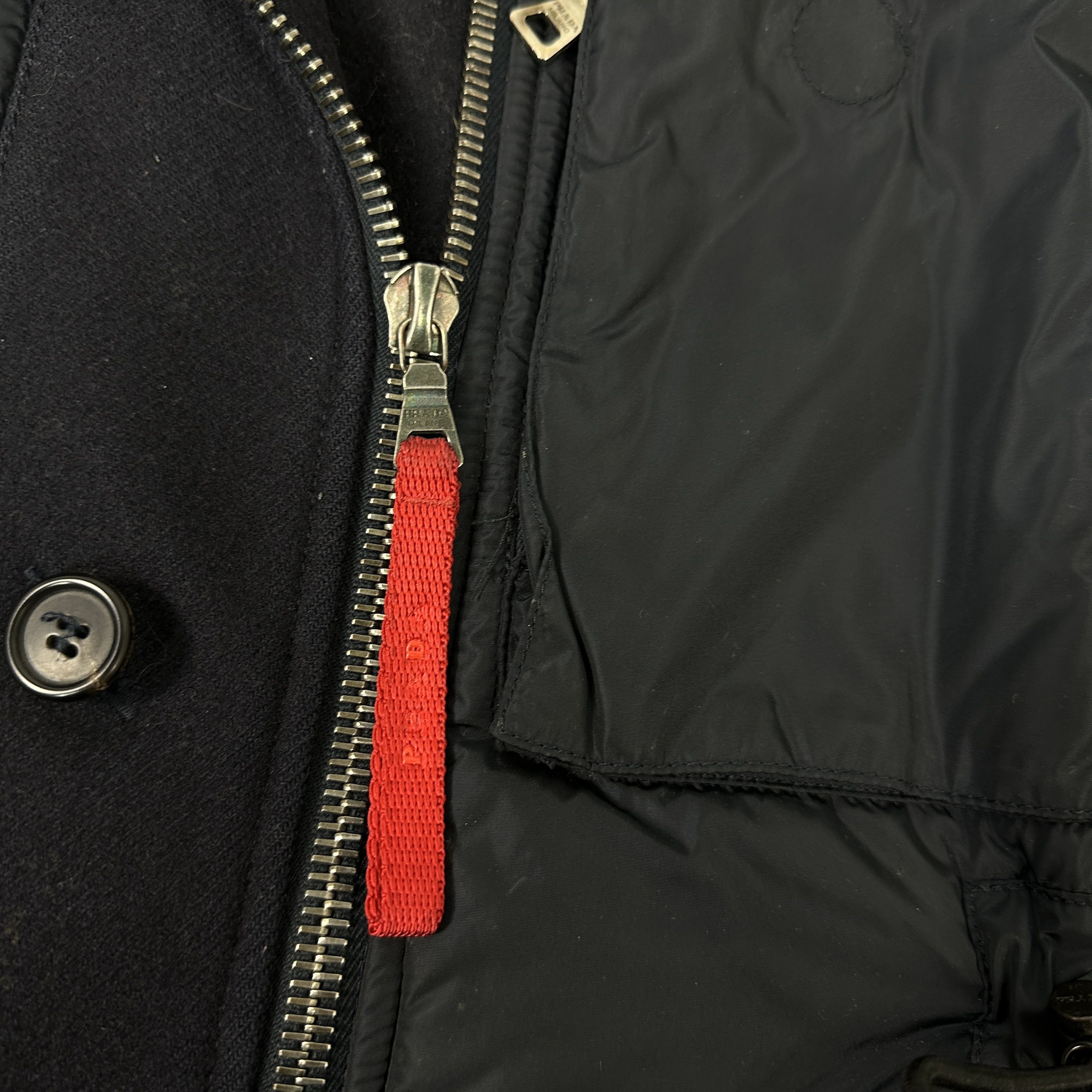 Designer × Prada × Vintage Prada Vintage Y2k Designer jacket coat Rare Size M / US 6-8 / IT 42-44 - 4 Thumbnail