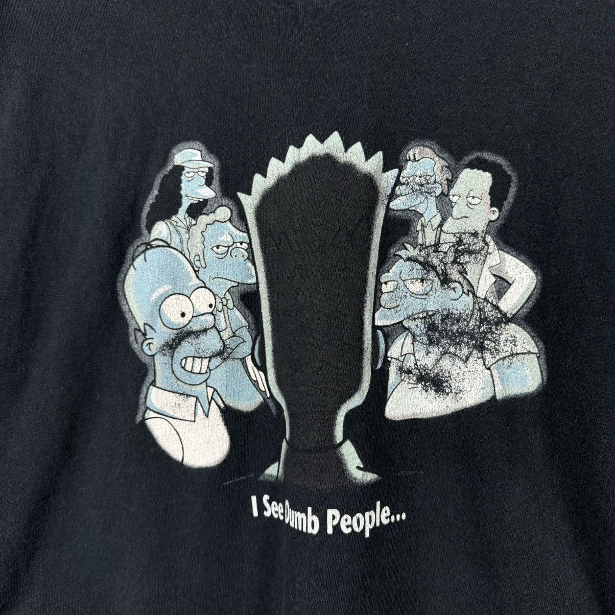 Fox Racing × The Simpsons × Vintage Simpsons 2001 I See Dumb People T-shirt Size US L / EU 52-54 / 3 - 3 Thumbnail