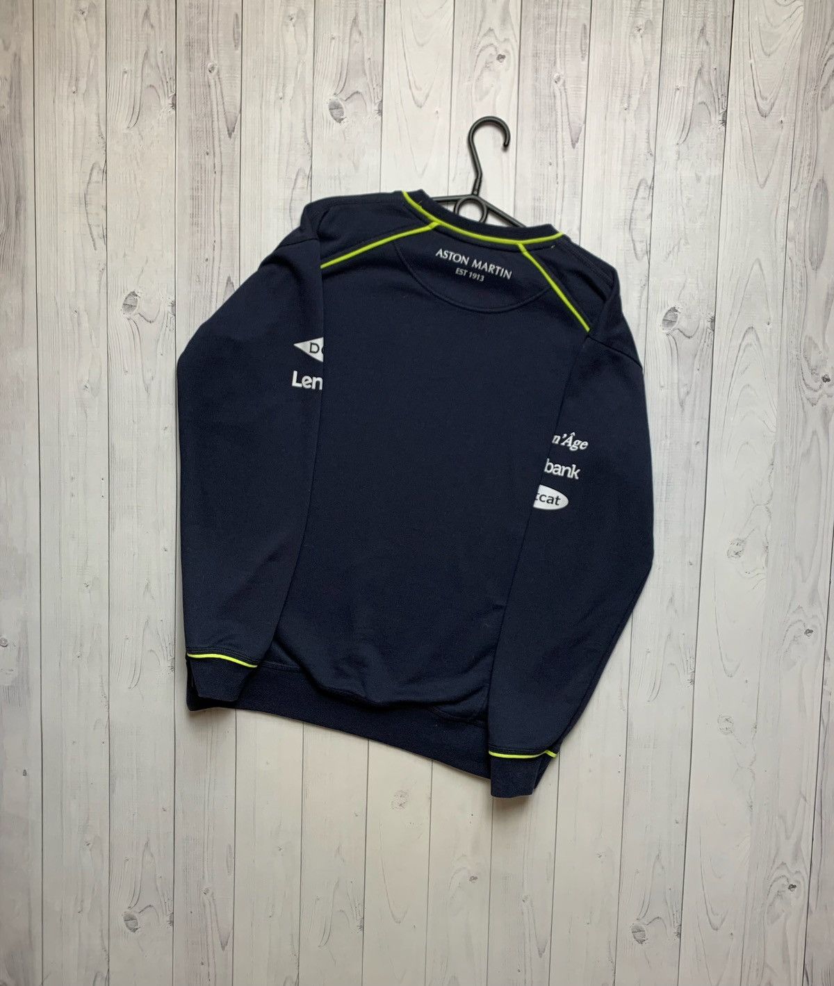 Vintage Vintage Racing sweatshirt Aston Martin black rare logo Size US M / EU 48-50 / 2 - 5 Thumbnail
