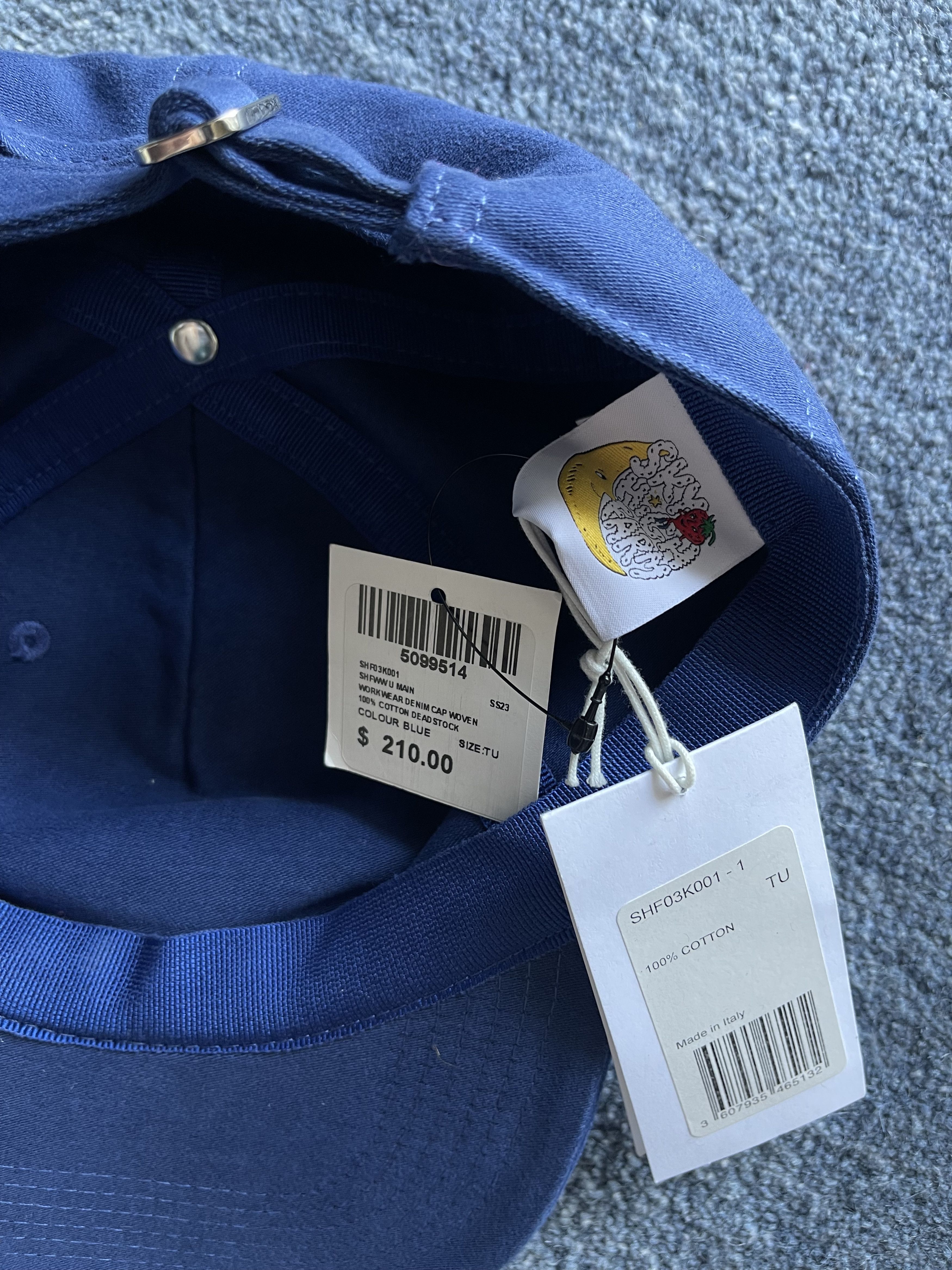 Sky High Farm Workwear SKY HIGH FARM WORKWEAR Sequin-Embellished Denim Cap Size ONE SIZE - 9 Thumbnail
