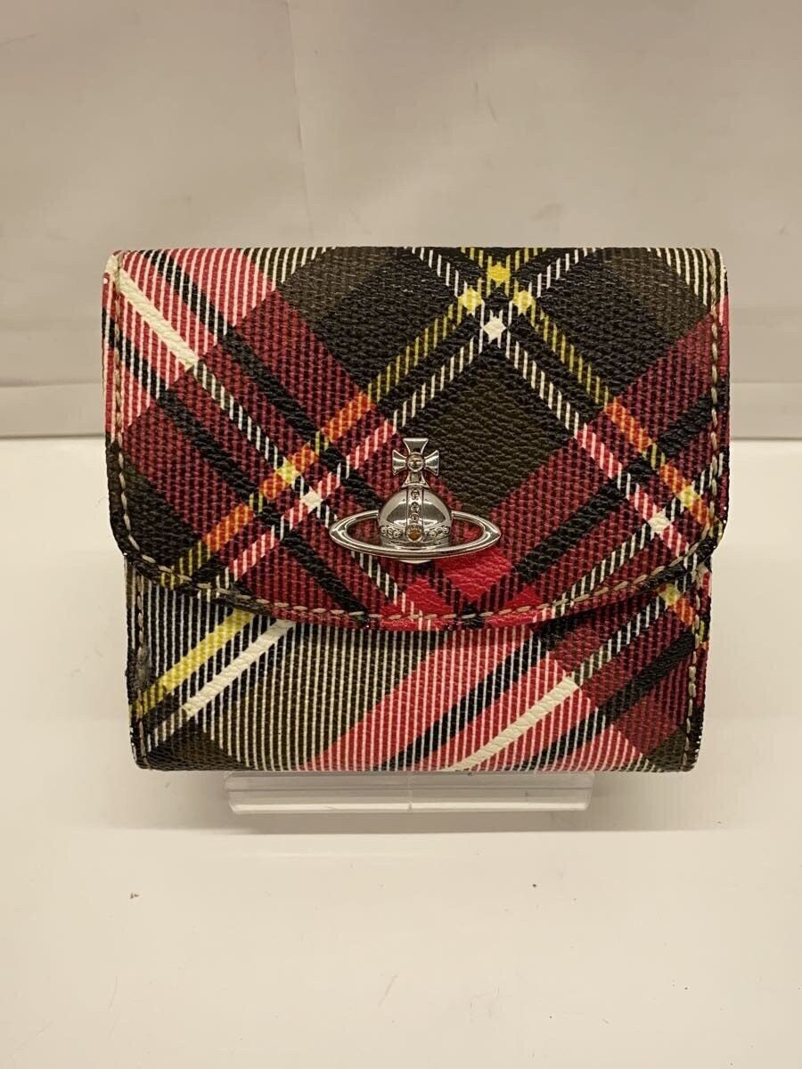 Vivienne Westwood Plaid Orb Leather Wallet Size ONE SIZE - 1 Thumbnail