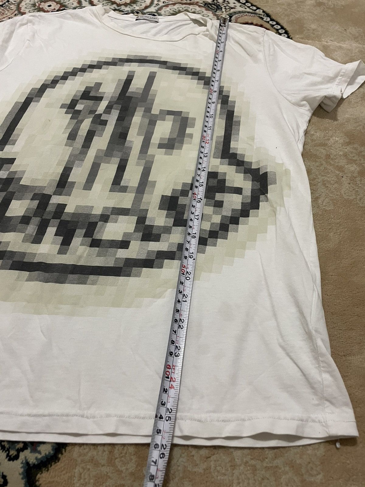 Designer × Moncler Moncler Big Logo Tshirt Size US S / EU 44-46 / 1 - 14 Thumbnail