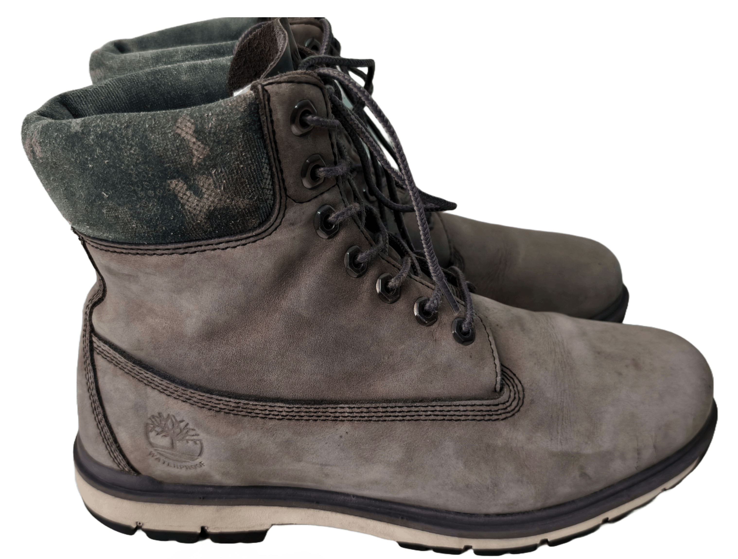 Other Timberland Radford 6 Inch Waterproof Boots Grey Nubuck' Size US 10 / EU 43 - 4 Thumbnail