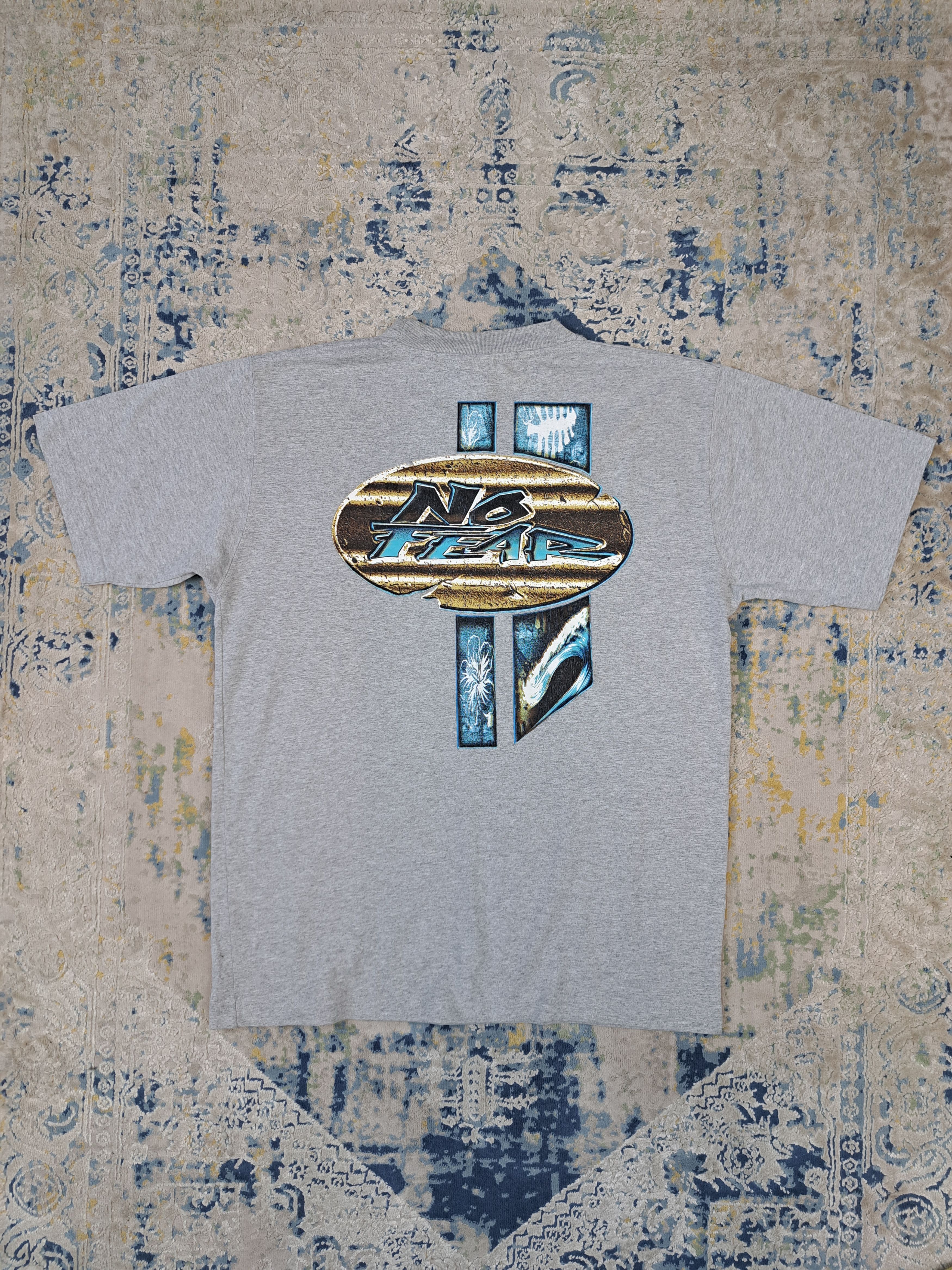 No Fear Vintage No Fear Surfing Style Tee Big Logo Surf Grail Size US L / EU 52-54 / 3 - 1 Thumbnail