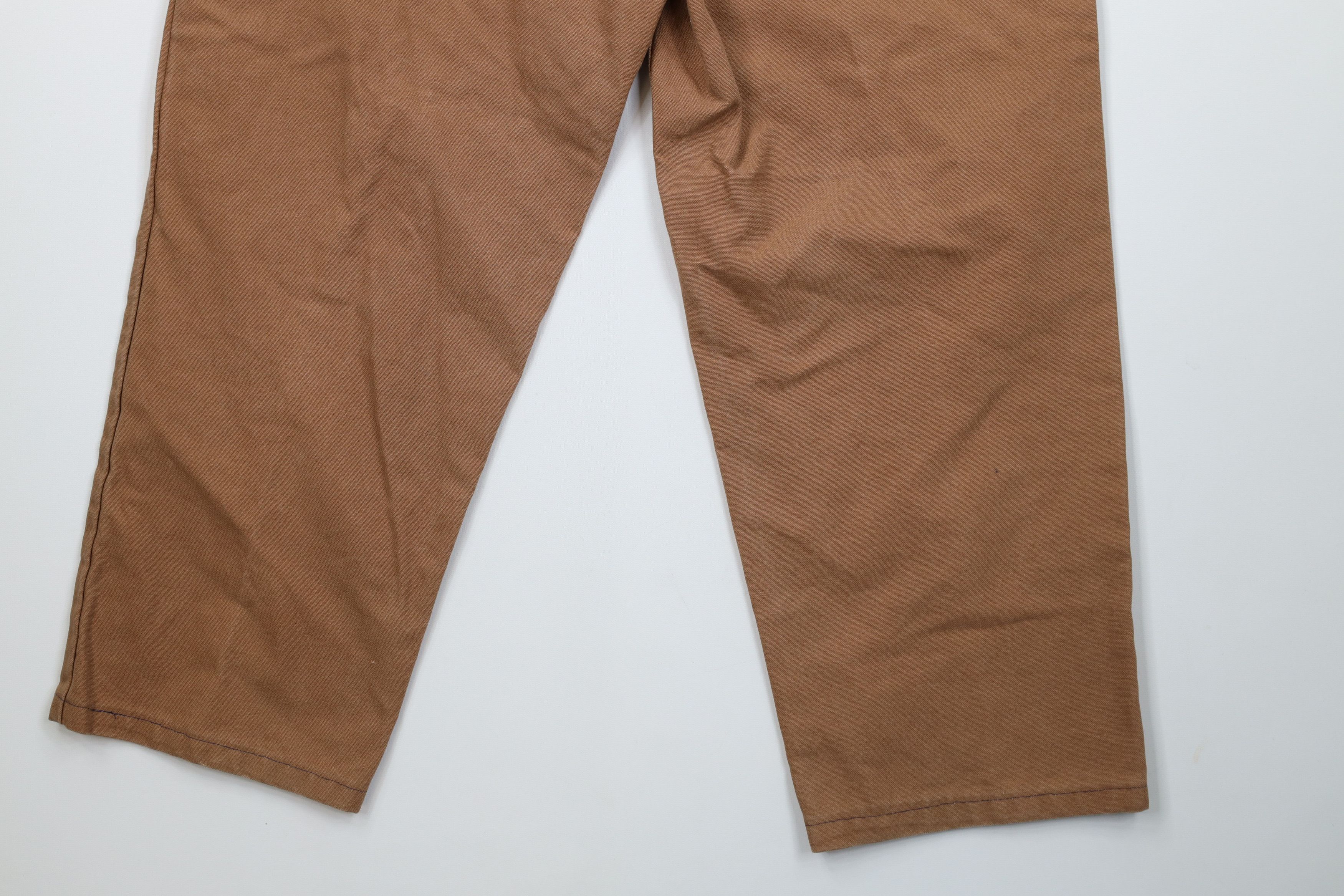 Cabelas Vintage Cabelas Wide Leg Canvas Pants Brown Cotton Size US 34 / EU 50 - 13 Thumbnail