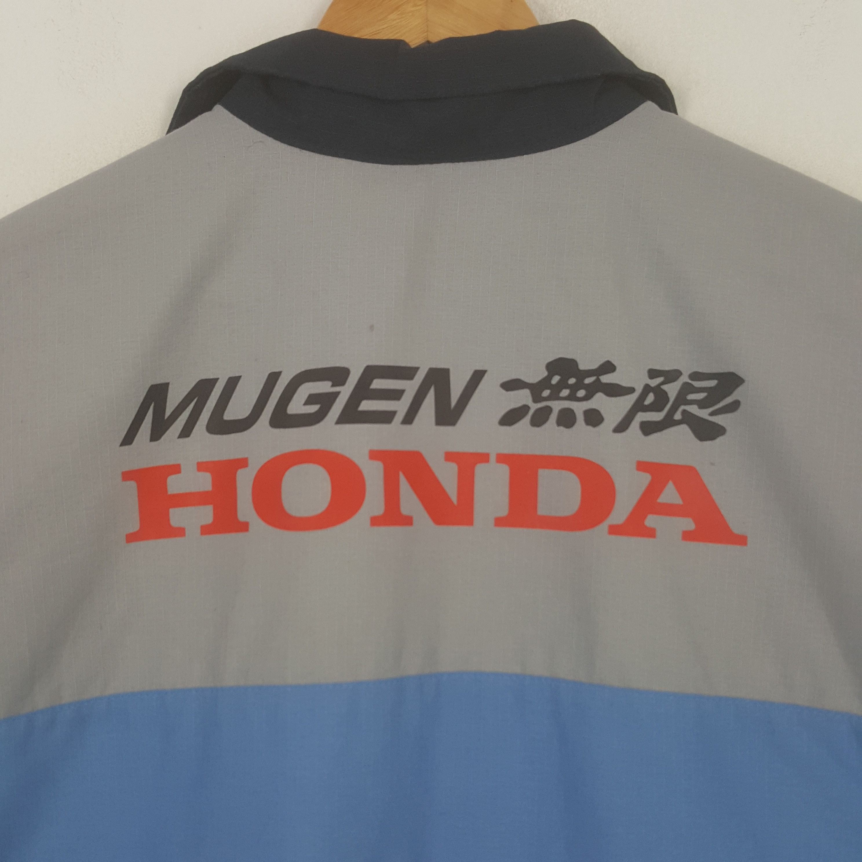 Honda × Vintage Vintage Mugen Honda Japanese Racing Team Work Shirts Size US XL / EU 56 / 4 - 2 Thumbnail