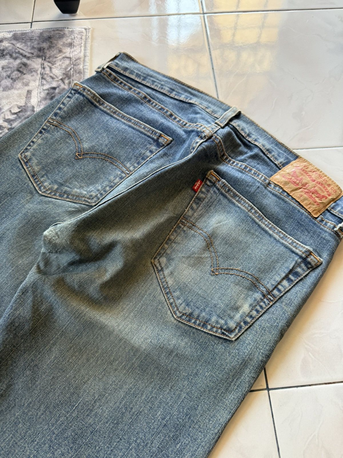 Levi's 2000s Vintage Levis 505 Dusty Muddy Wash Jeans Size US 32 / EU 48 - 10 Thumbnail