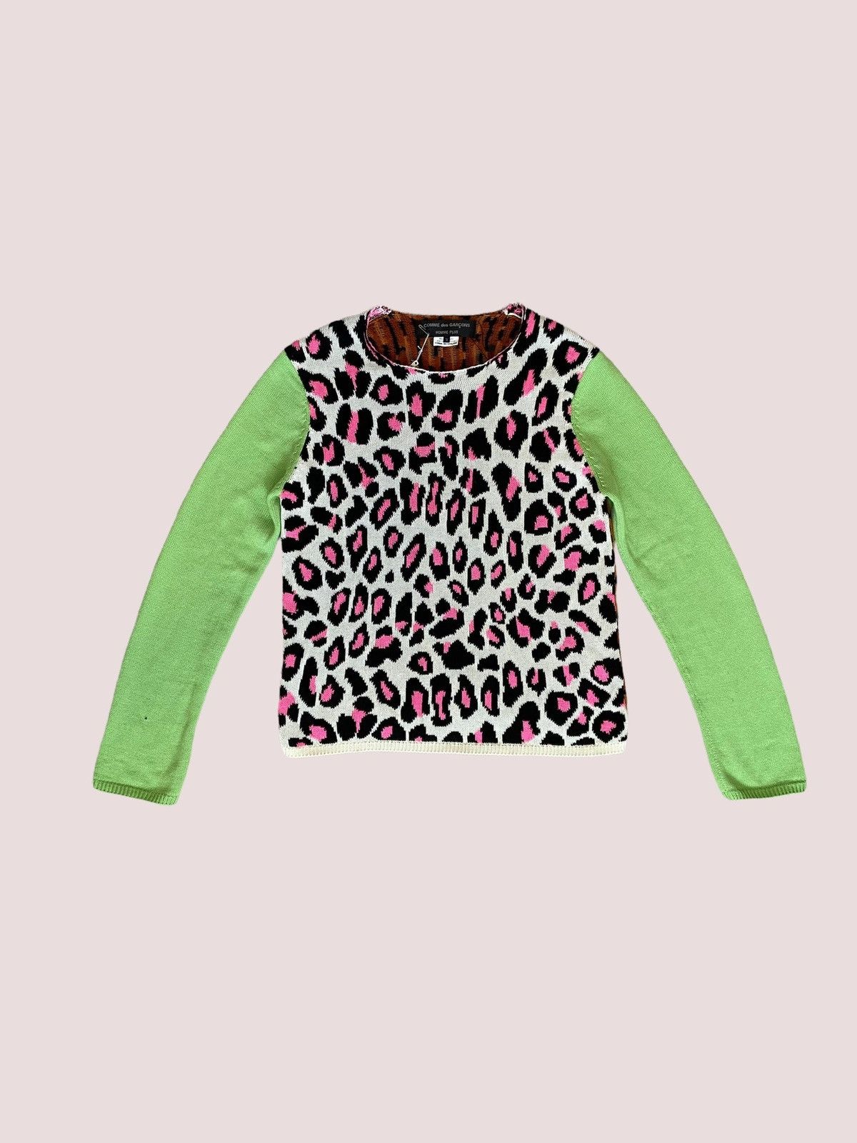 Comme des Garcons Homme Plus Comme Des Garcons Homme Plus AD17 Leopard Sweater Size US M / EU 48-50 / 2 - 1 Thumbnail
