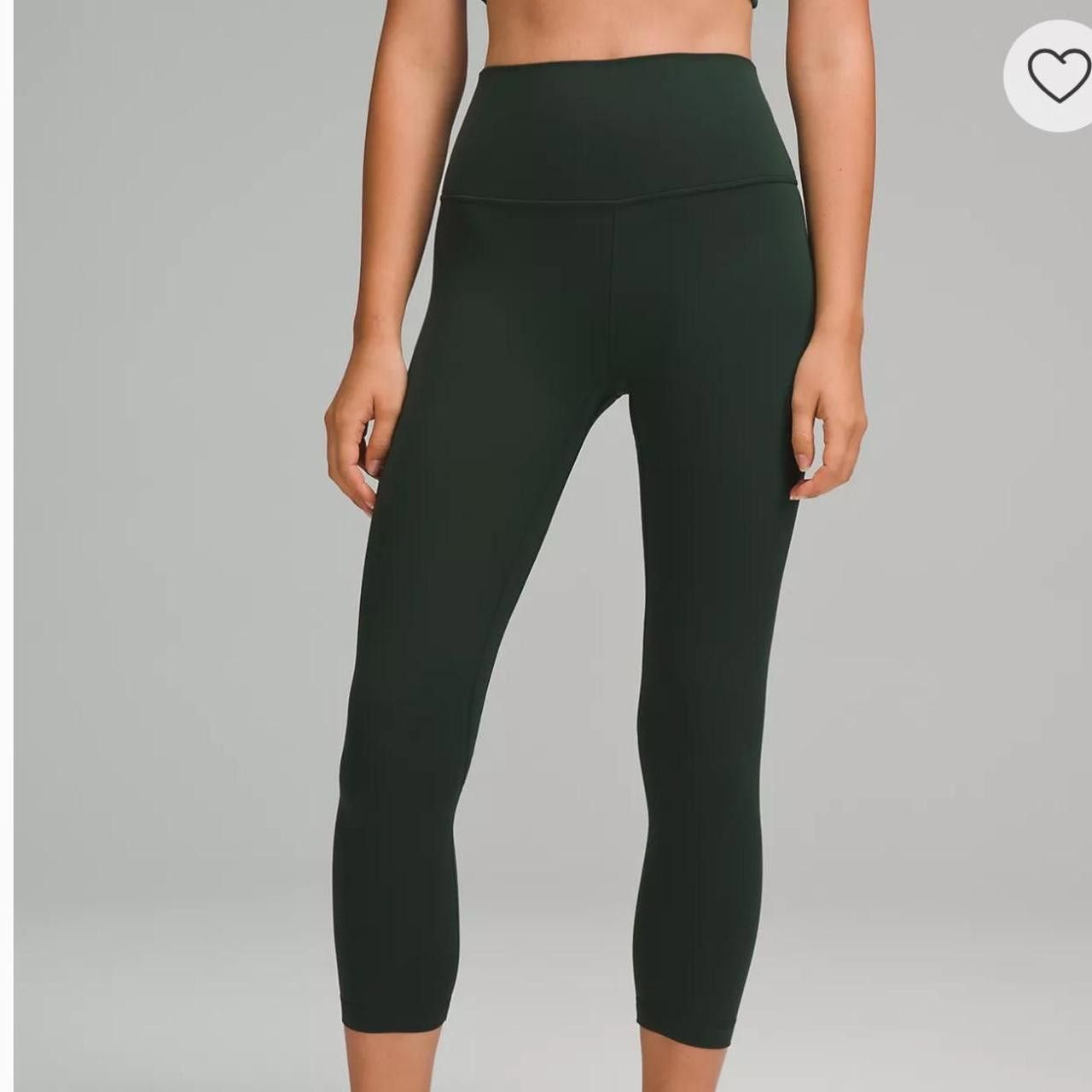 Lululemon Lululemon Women's Green and Black Legging Size 28" / US 6 / IT 42 - 1 Thumbnail