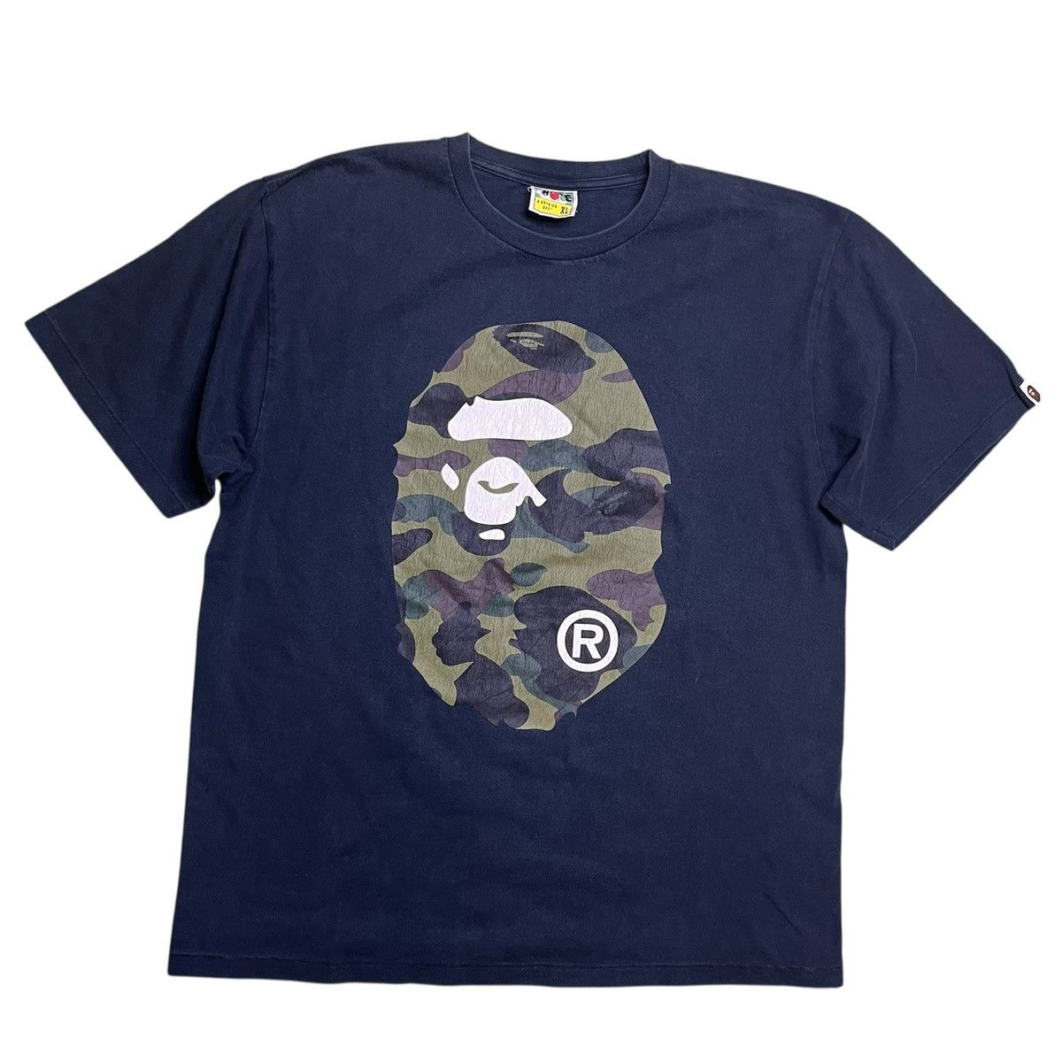 Bape Bape Head Camo Tee Size US L / EU 52-54 / 3 - 1 Thumbnail
