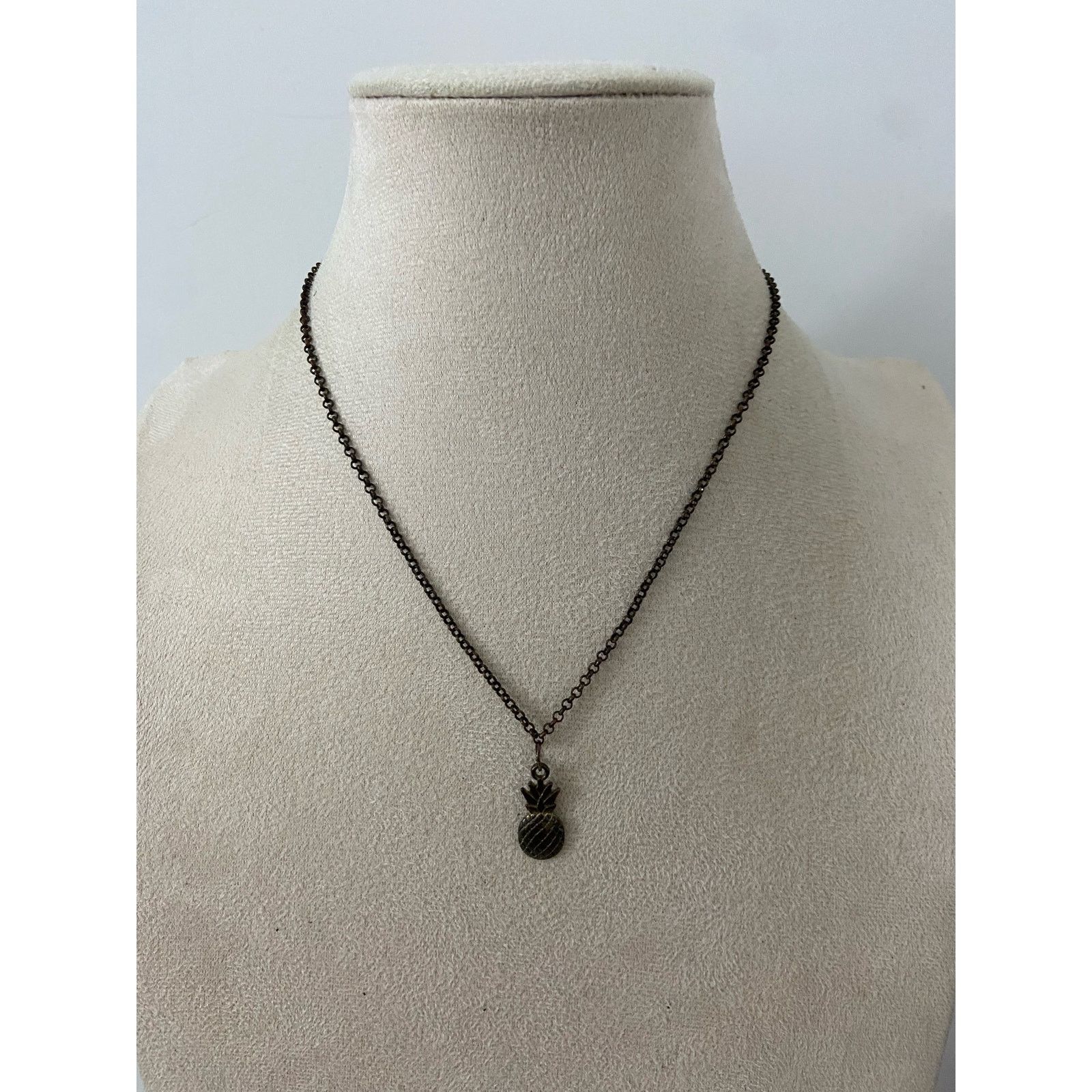 Vintage pineapple pendant necklace Size ONE SIZE - 1 Thumbnail