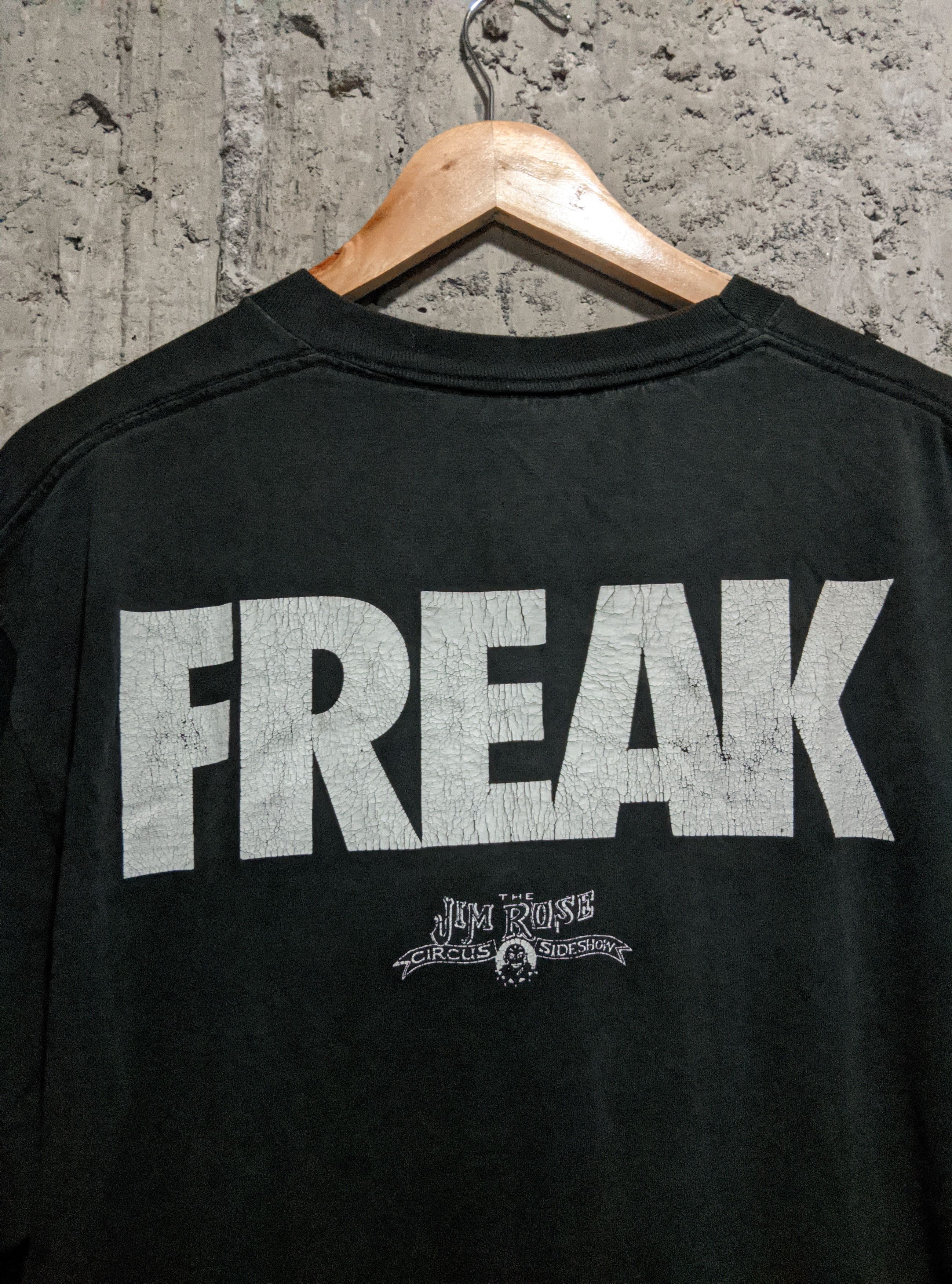 Vintage Vintage 90s the Jim rose circus Sideshow freak t shirt Size US XL / EU 56 / 4 - 3 Thumbnail