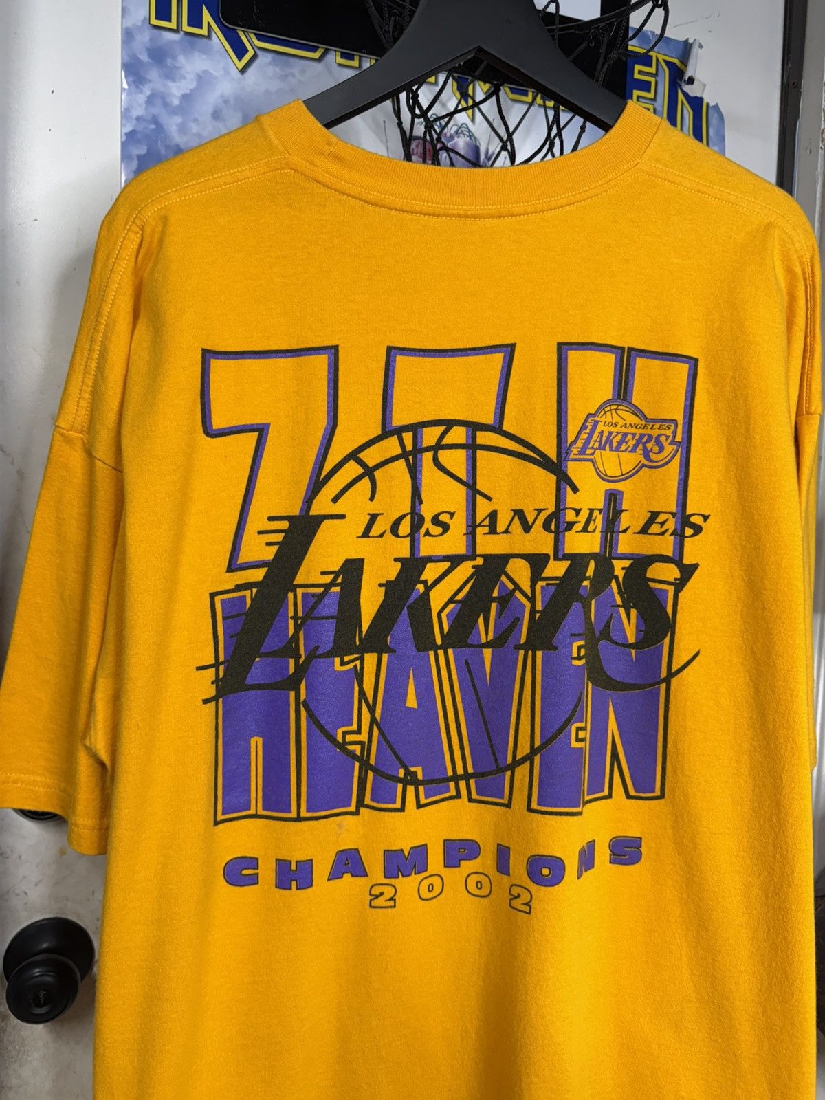 Vintage Vintage 2002 Lakers Championship T-Shirt Vtg Kobe Tee 2XL Size US XXL / EU 58 / 5 - 6 Thumbnail