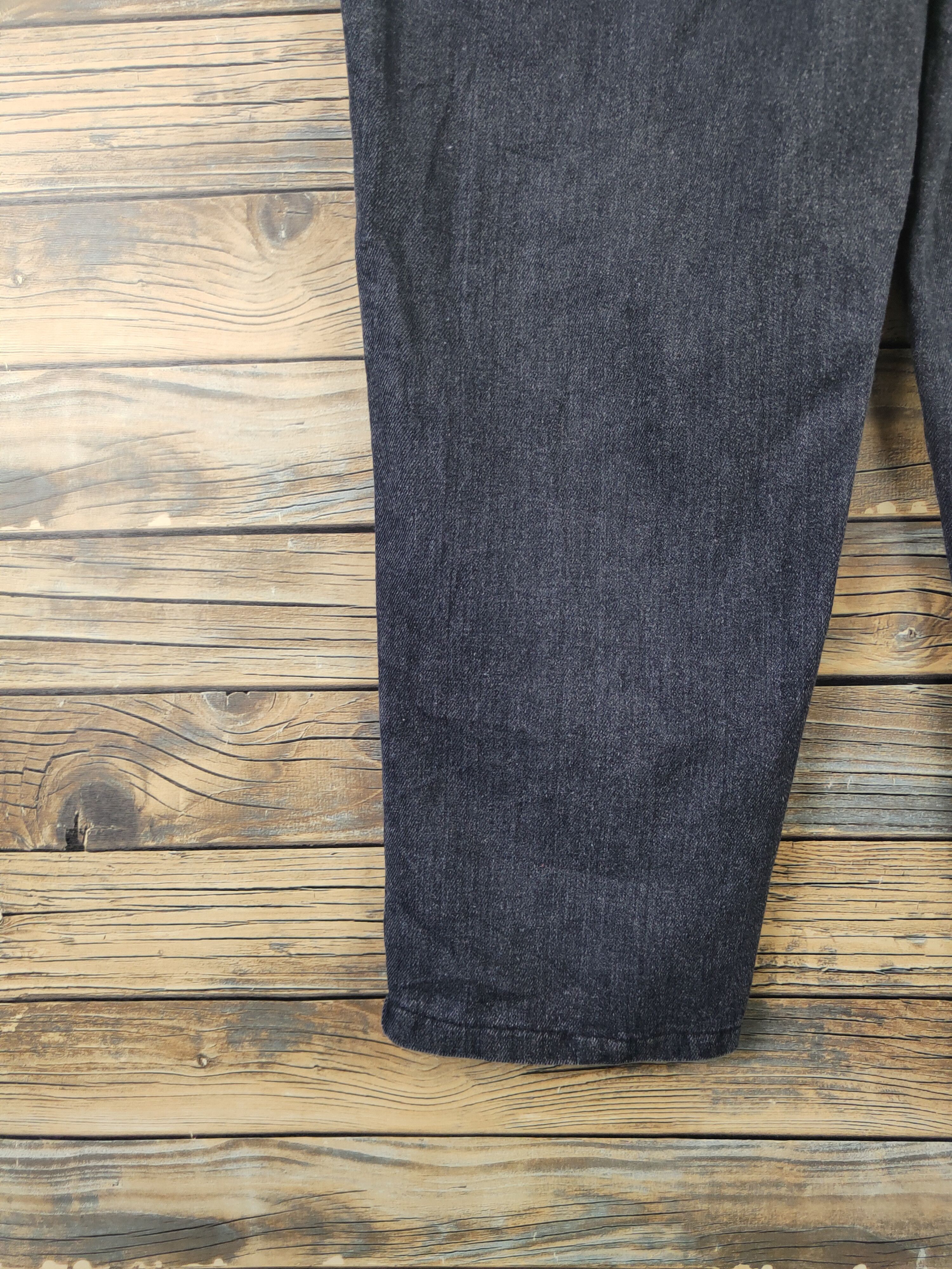 Japanese Brand × Vintage Vintage Streetwear by Japanese Brand Black Denim Jumpsuits Size 37" - 14 Thumbnail