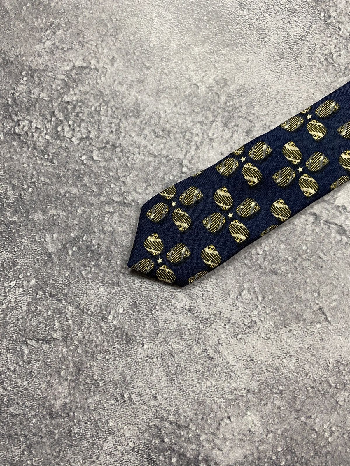 Yves Saint Laurent Yves Saint Laurent YSL Tie Vintage Monogram Old Money 90s Size ONE SIZE - 13 Thumbnail