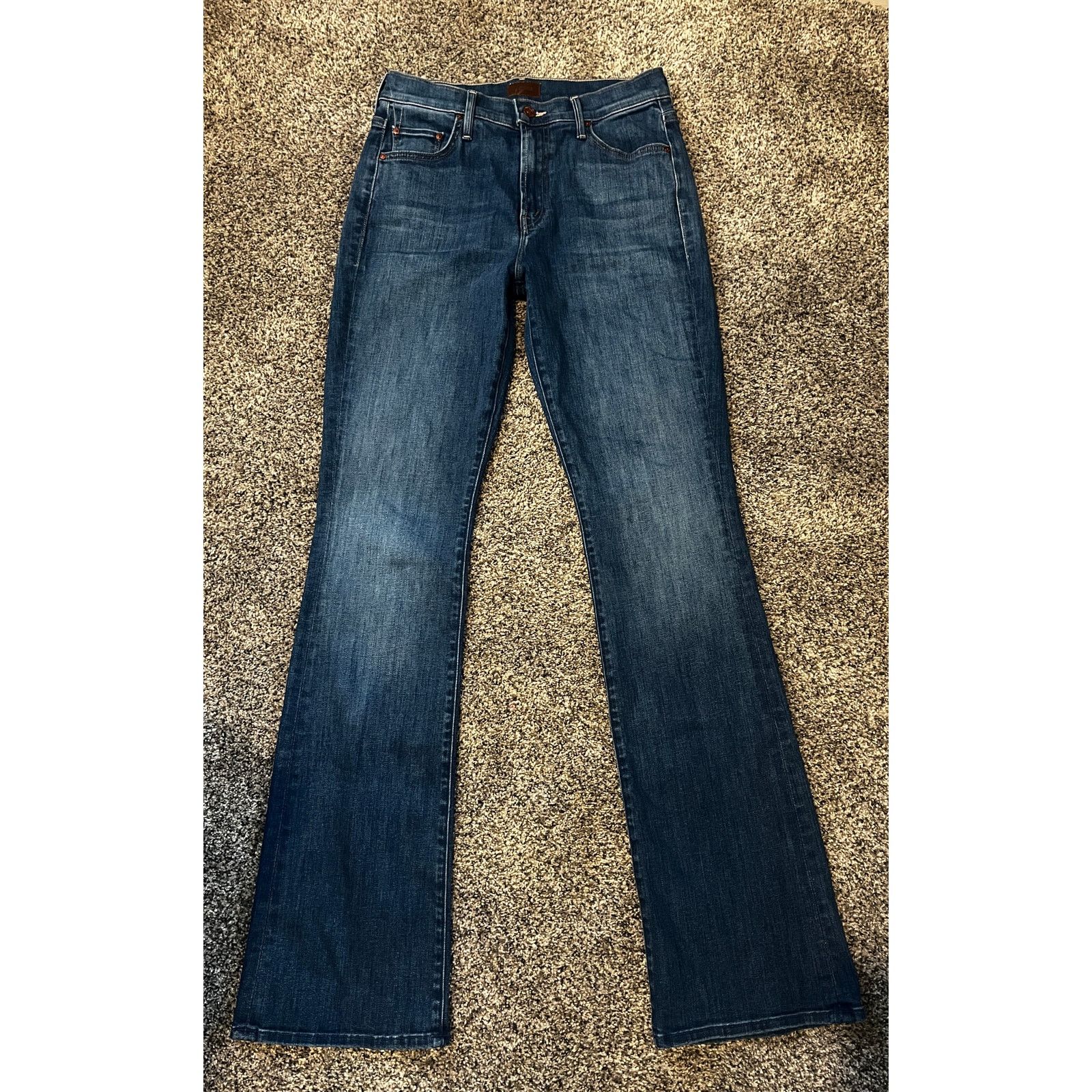 MOTHER Mother The Insider Heel Flare Jeans One Trick Pony Womens 27 Size 27" / US 4 / IT 40 - 3 Thumbnail