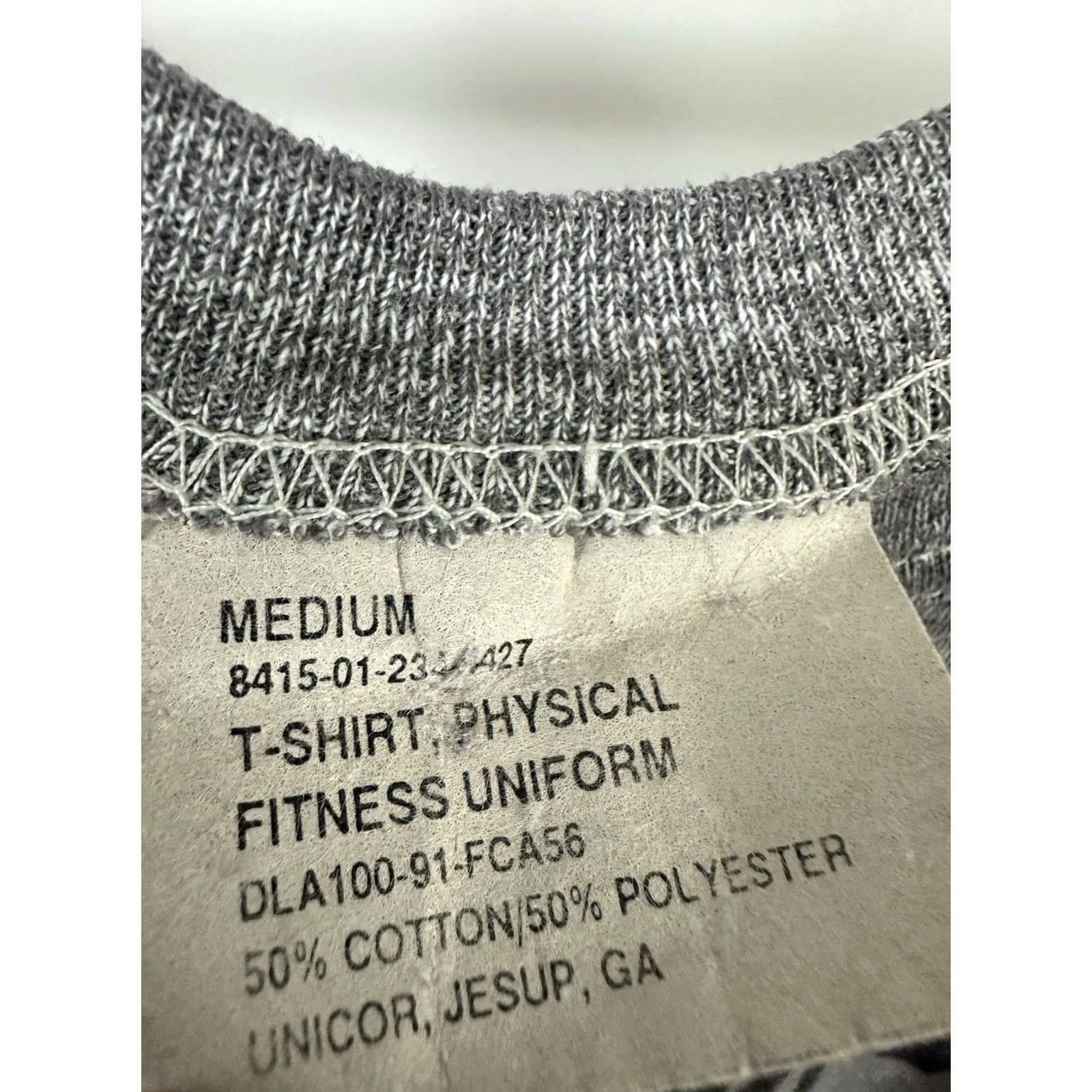 Vintage VTG US Army PT T-Shirt Size M Gray Burnout Boxy Worn Paper Thin Circa 1990s Mens Size US M / EU 48-50 / 2 - 3 Thumbnail