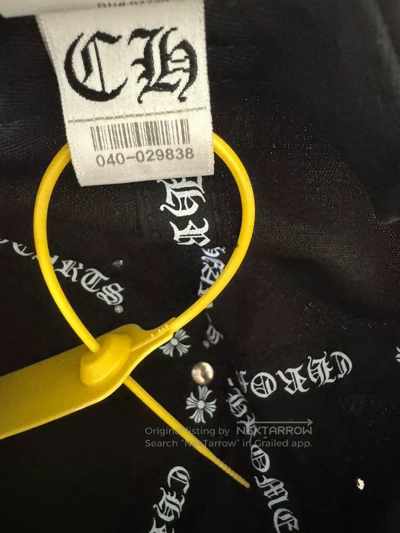 Chrome Hearts CHROME HEARTS Size OS Black gold embroidered cap Size ONE SIZE - 4 Thumbnail