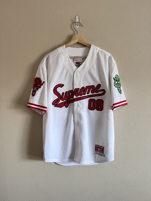 Supreme Supreme Mitchell & Ness Downtown Hell Baseball Jersey