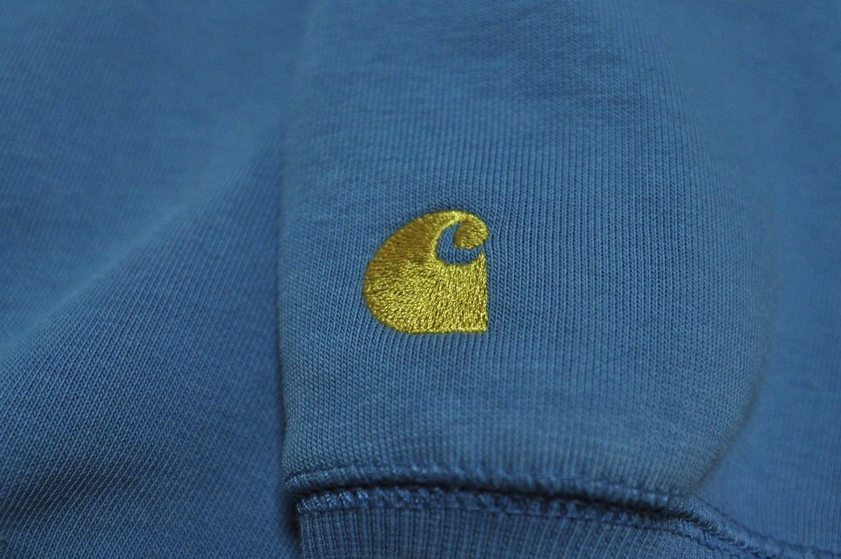Carhartt × Carhartt Wip Carhartt WIP Chase Sweatshirt y2k blue Size US S / EU 44-46 / 1 - 4 Thumbnail