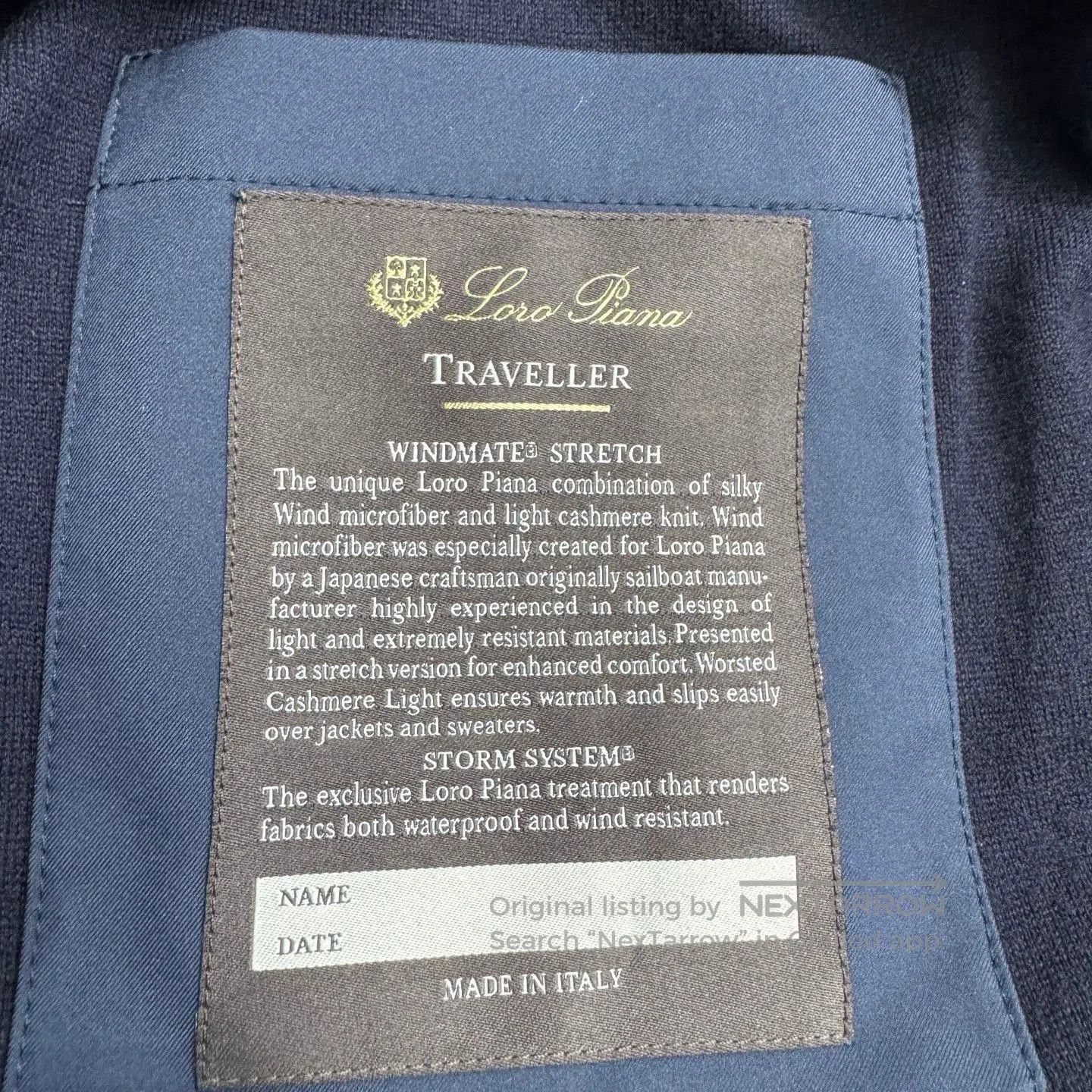 Loro Piana Blue Hooded Jacket with Multiple Pockets . Size US S / EU 44-46 / 1 - 3 Thumbnail