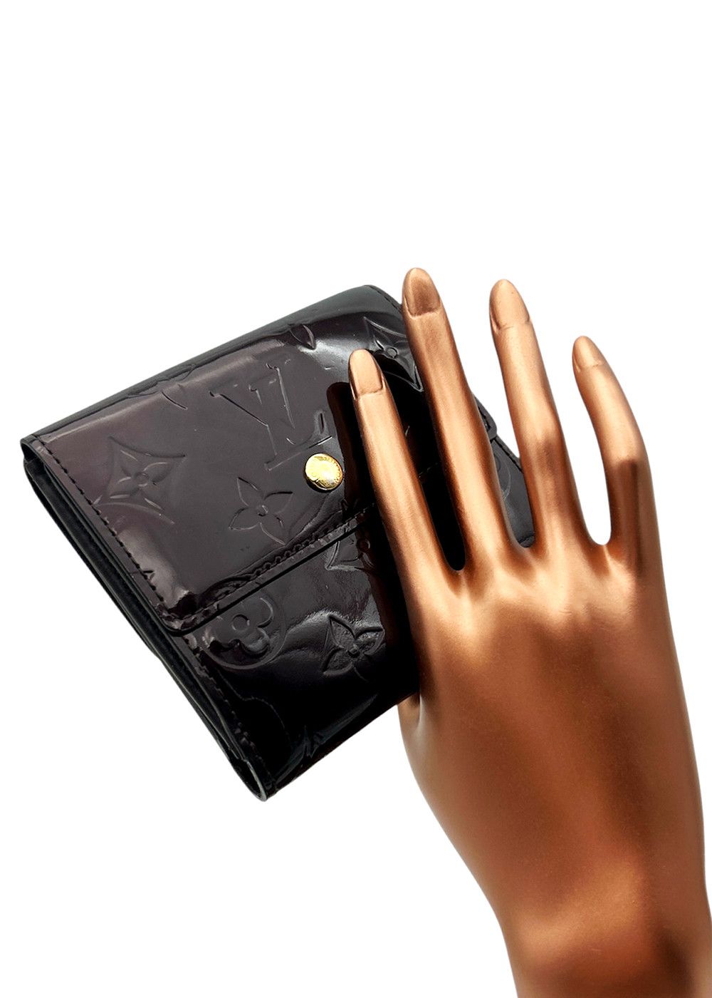 Louis Vuitton Louis Vuitton Elise Monogram Vernis Patent Leather Wallet Size ONE SIZE - 2 Thumbnail