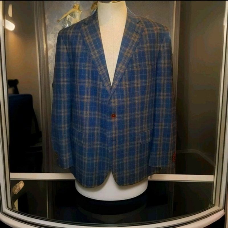 Other WILLIAMS & KENT 100% Wool Super 100’s Navy Blazer Size : 46R Size 46R - 1 Thumbnail