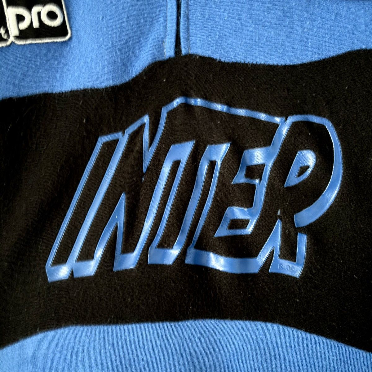 Vintage 🔥 RARE 1989 1990 Inter Milan Uhlsport Vintage Training Top Size US L / EU 52-54 / 3 - 4 Thumbnail