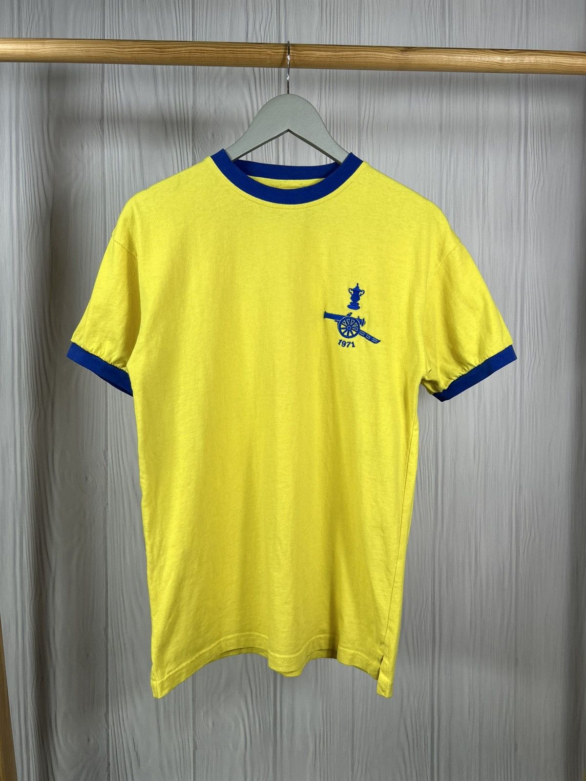 Vintage Arsenal 1970 - 1971 Score Draw Club T-Shirt Size S