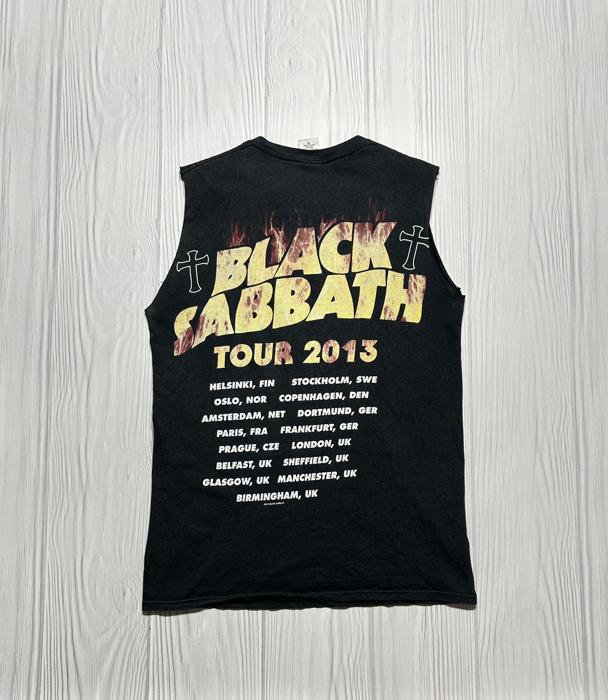 Band Tees 2013 Black Sabbath Ozzy Osbourne 13 Tour Tee Tank Top Size US S / EU 44-46 / 1 - 7 Thumbnail