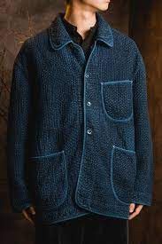 Porter Classic PORTER CLASSIC New Sashiko Light French Work Jacket Size US L / EU 52-54 / 3 - 1 Thumbnail