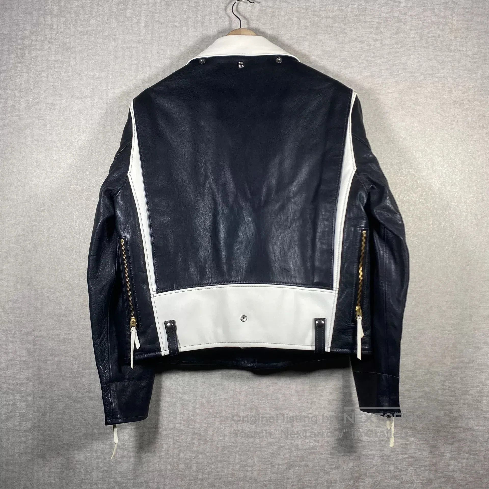 The Real McCoy's The Real McCoys BUCO J-24 Color Block Leather Jacket. Size US M / EU 48-50 / 2 - 6 Thumbnail