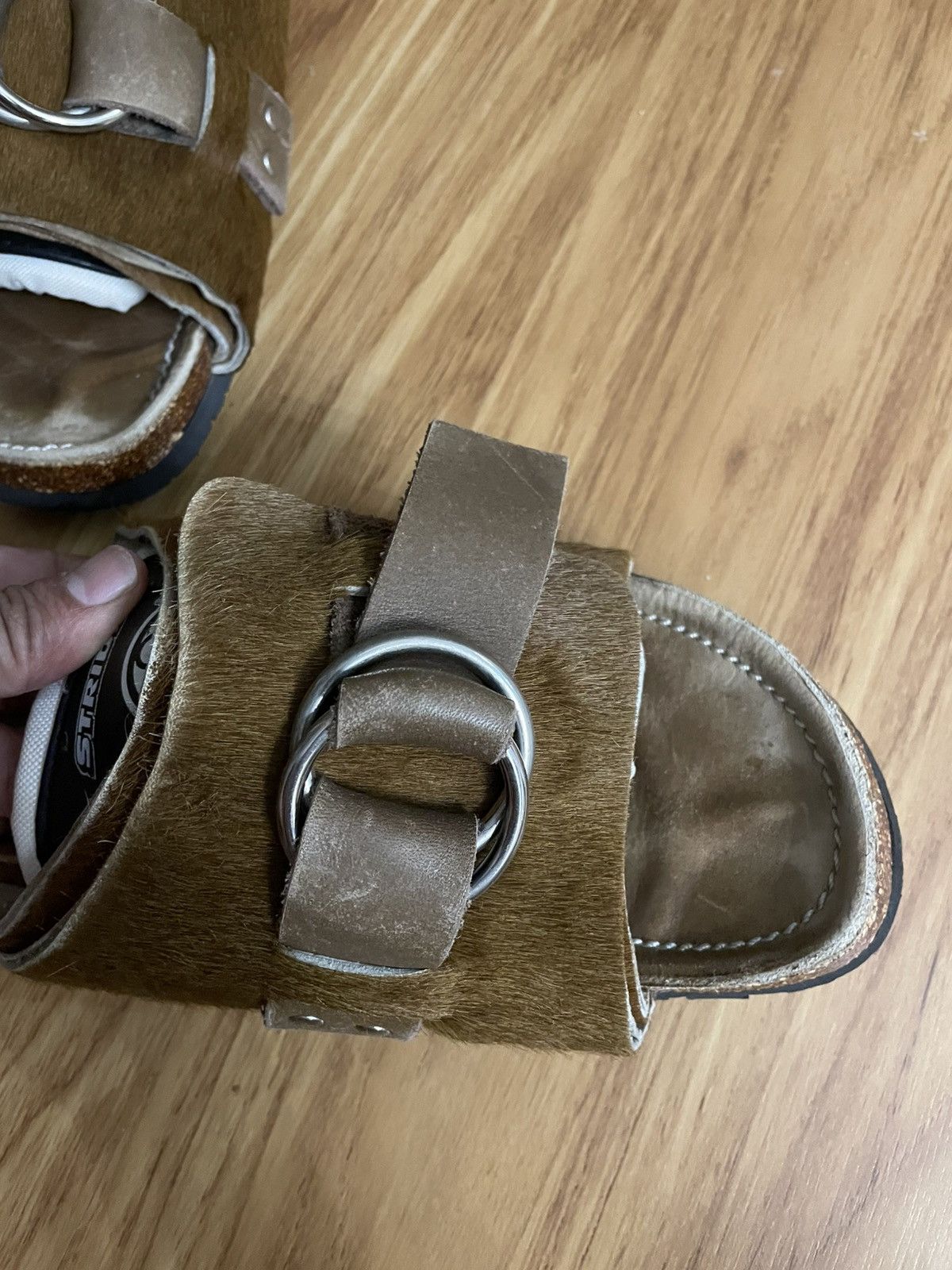 Sasquatchfabrix Sasquatchfabrix Leather Cow Skin Sandal Size US 9 / EU 42 - 4 Thumbnail