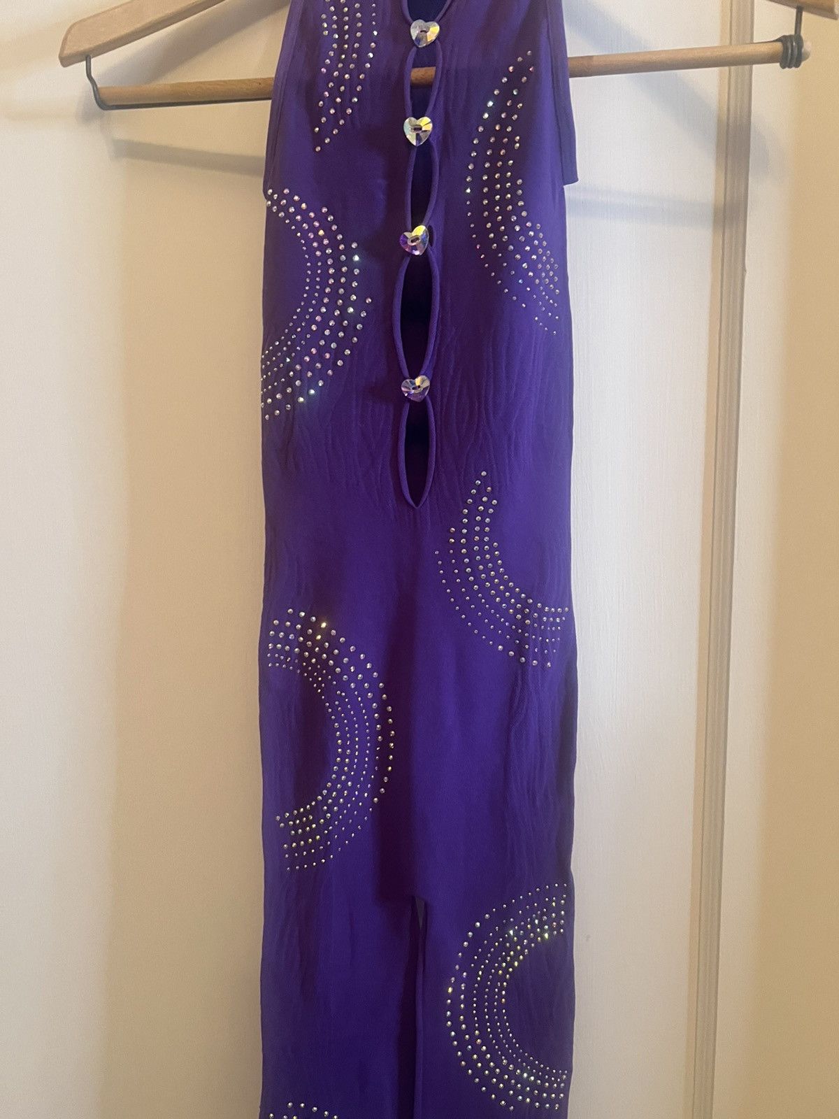 Poster Girl ONE SIZE PURPLE poster, girl jumpsuit Size 26" / US 2 / IT 38 - 9 Thumbnail