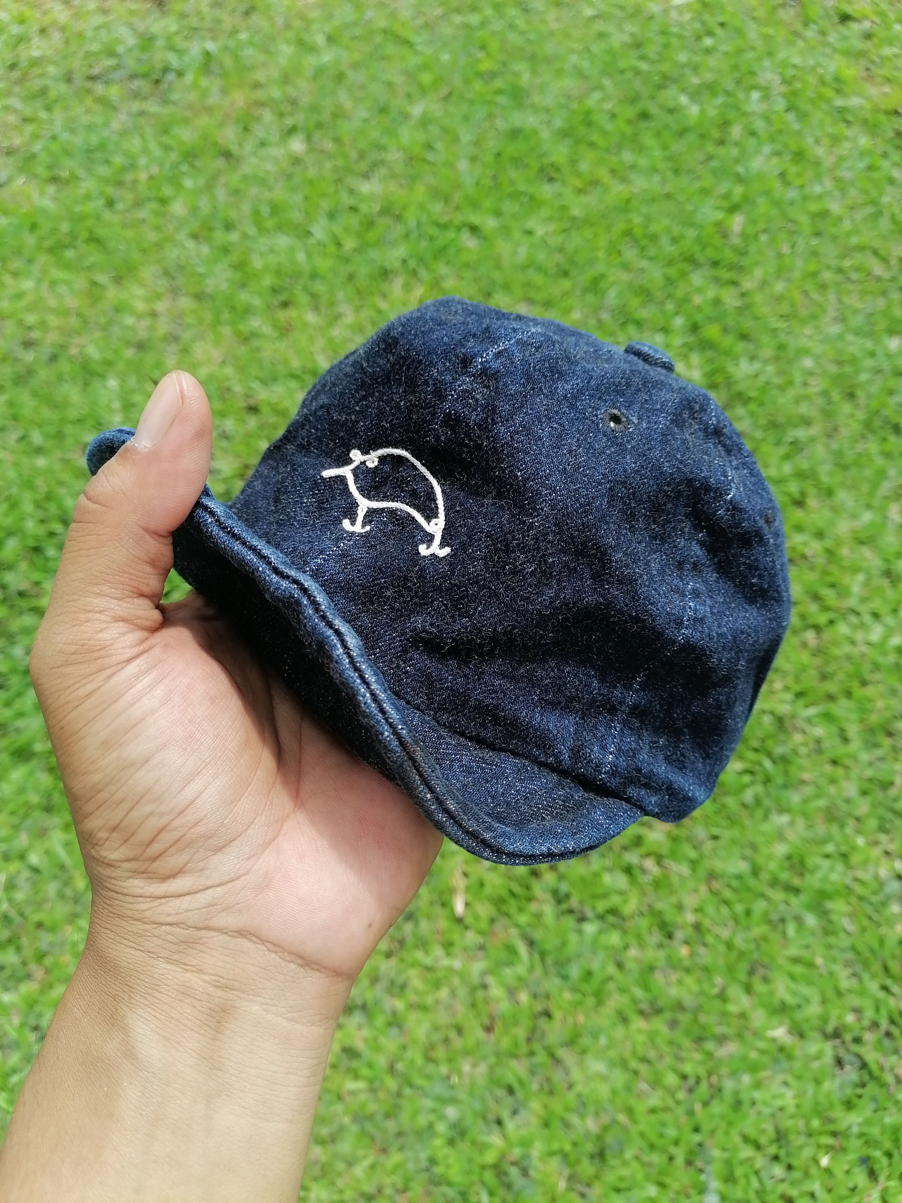 Indigo × Japanese Brand Save Japan Made Indigo Dyed Denim Cap Size ONE SIZE - 1 Thumbnail